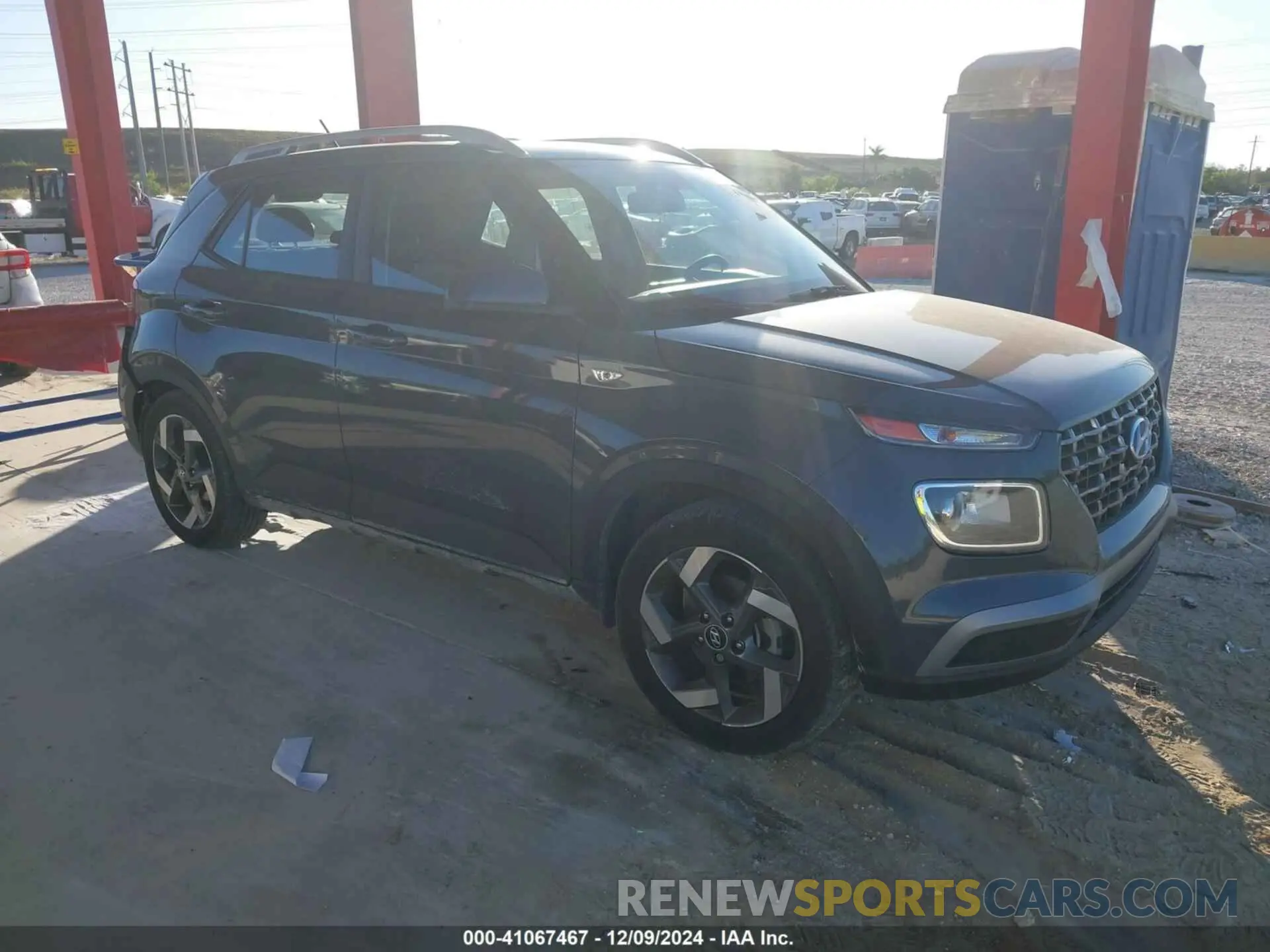 1 Photograph of a damaged car KMHRC8A36PU257989 HYUNDAI VENUE 2023
