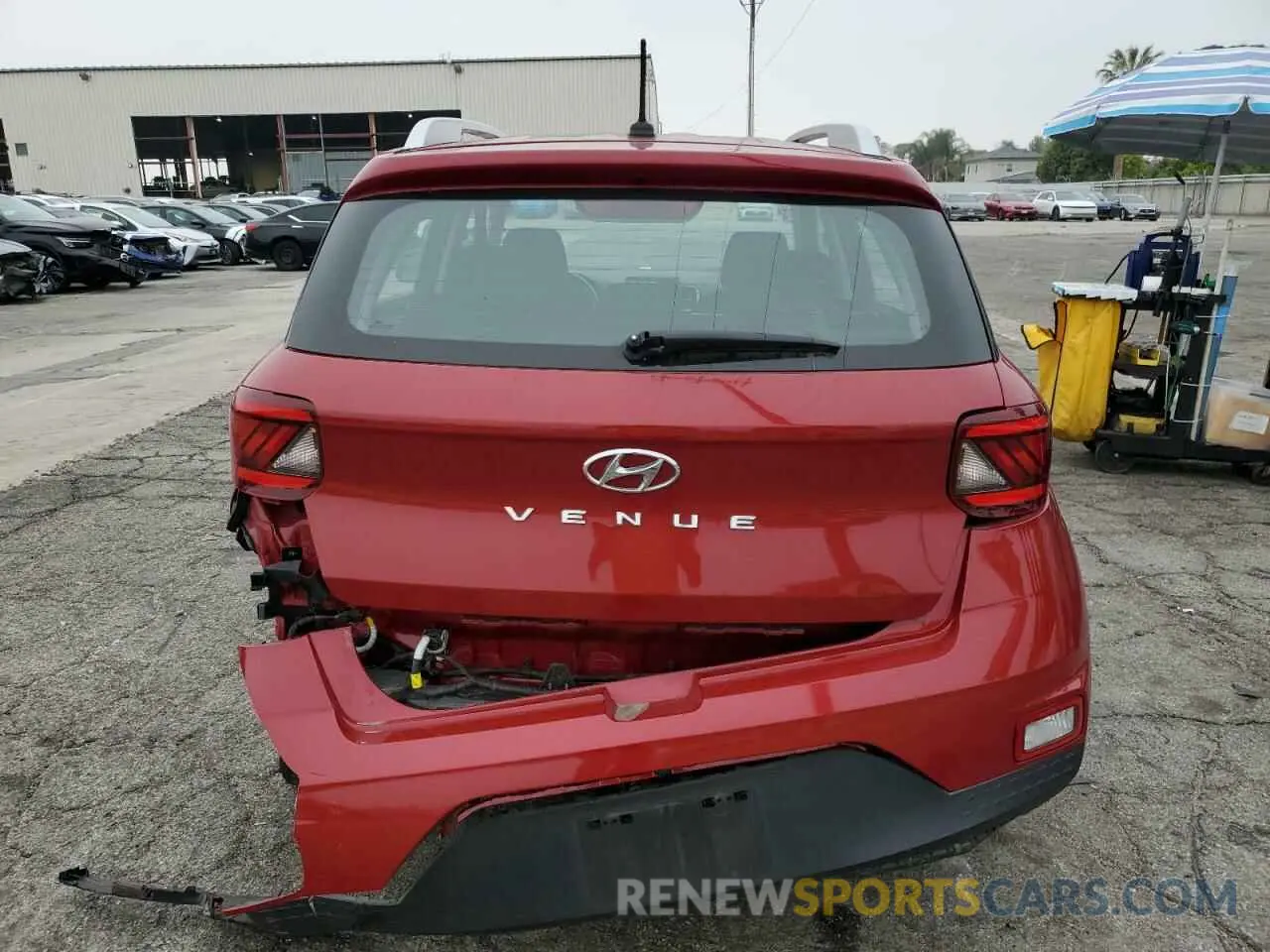 6 Photograph of a damaged car KMHRC8A38PU215615 HYUNDAI VENUE 2023
