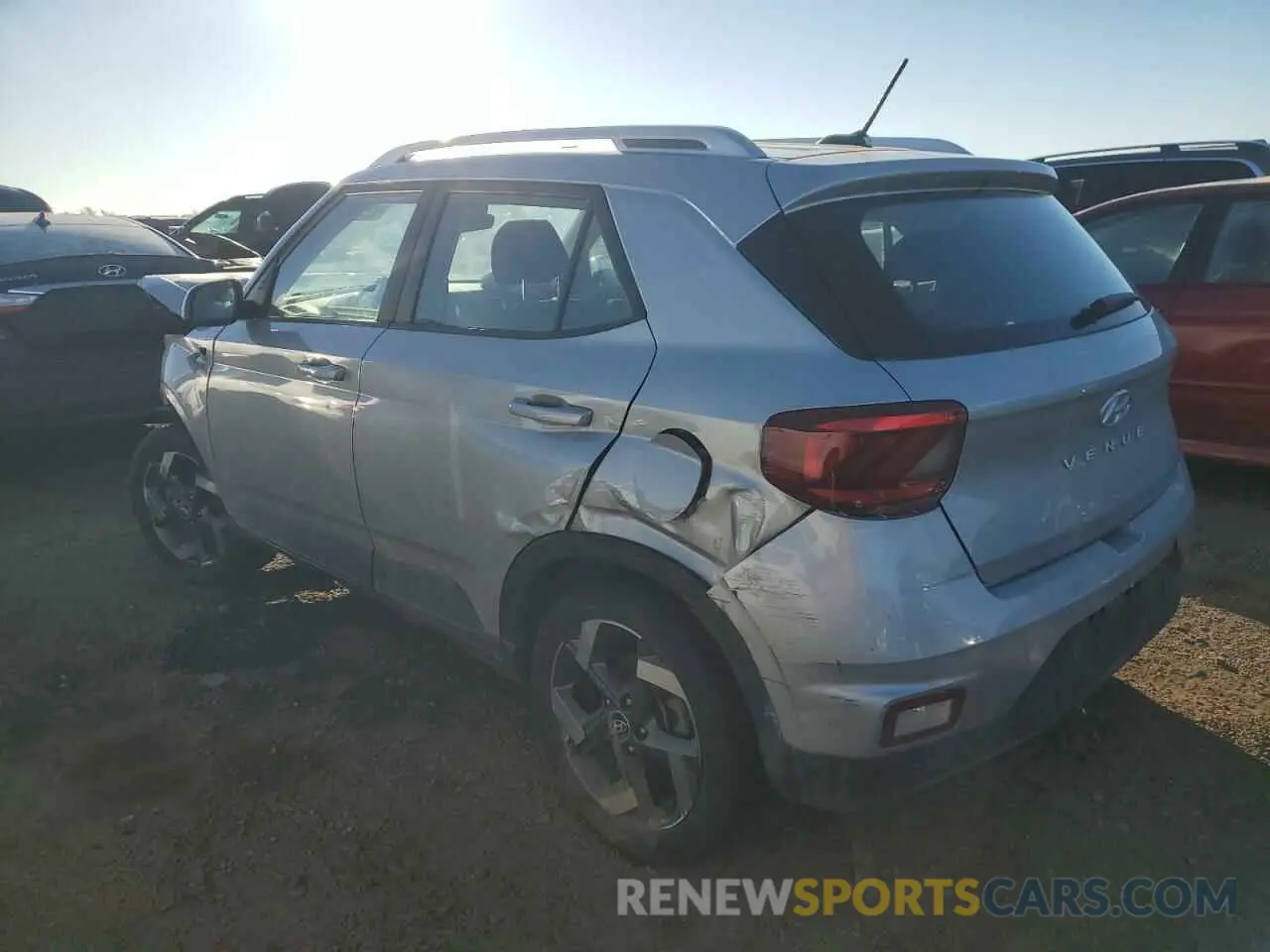 2 Photograph of a damaged car KMHRC8A38PU218109 HYUNDAI VENUE 2023