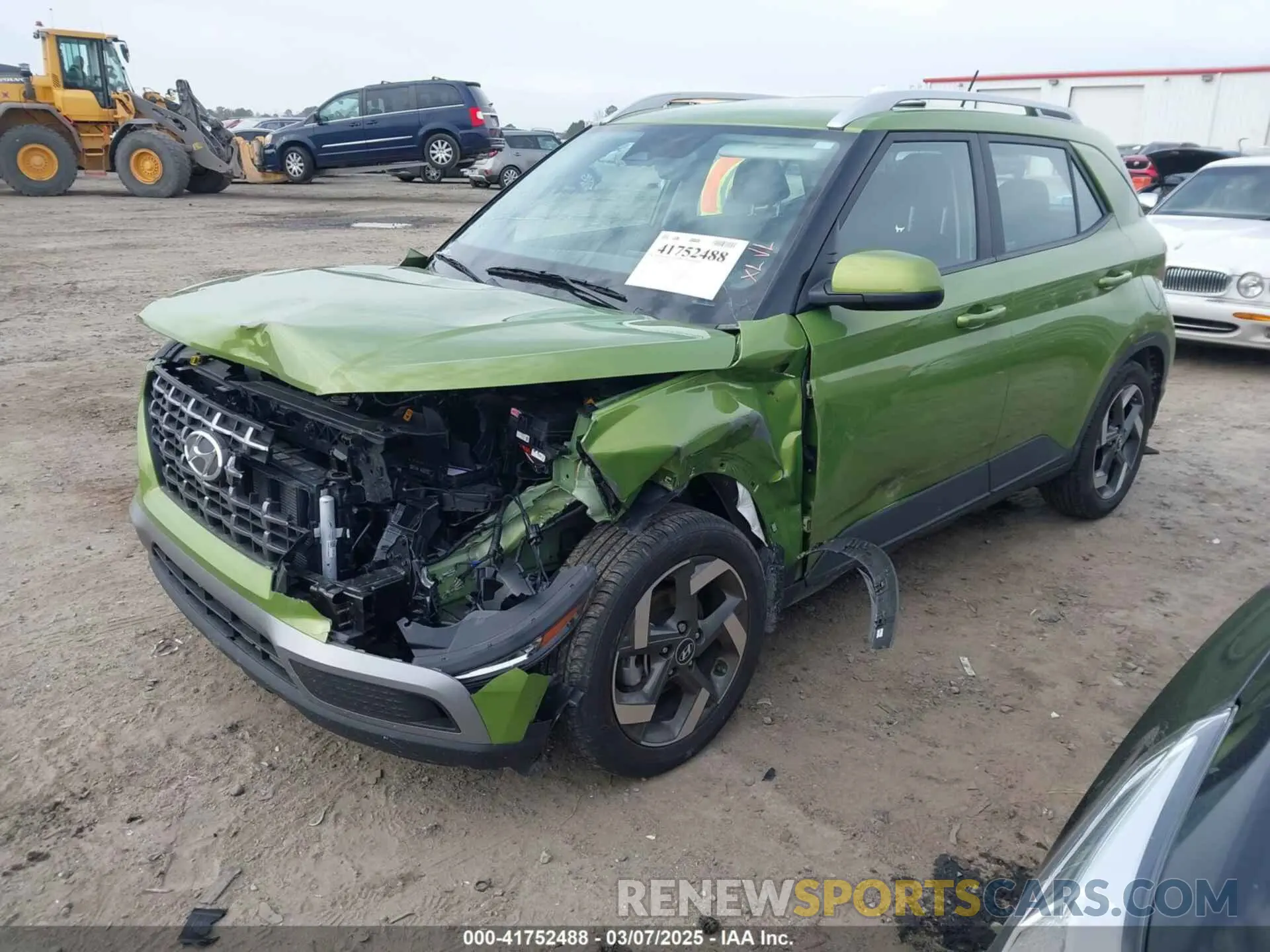 2 Photograph of a damaged car KMHRC8A38PU272882 HYUNDAI VENUE 2023