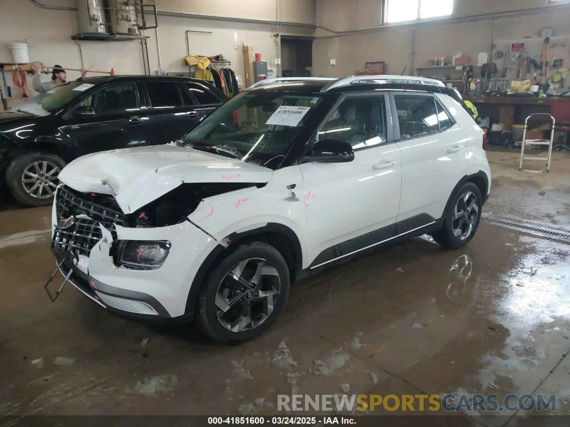2 Photograph of a damaged car KMHRC8A39PU235419 HYUNDAI VENUE 2023