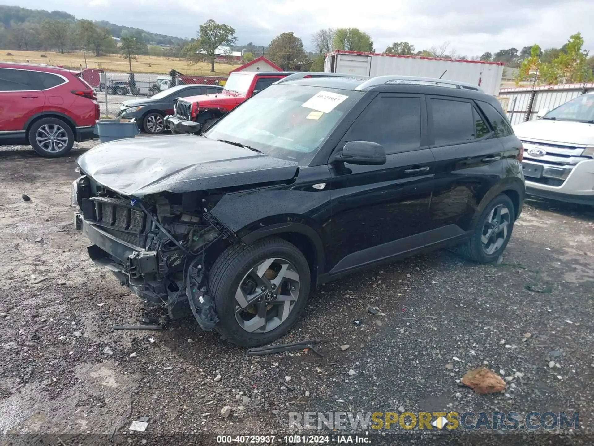 2 Фотография поврежденного автомобиля KMHRC8A3XPU221237 HYUNDAI VENUE 2023