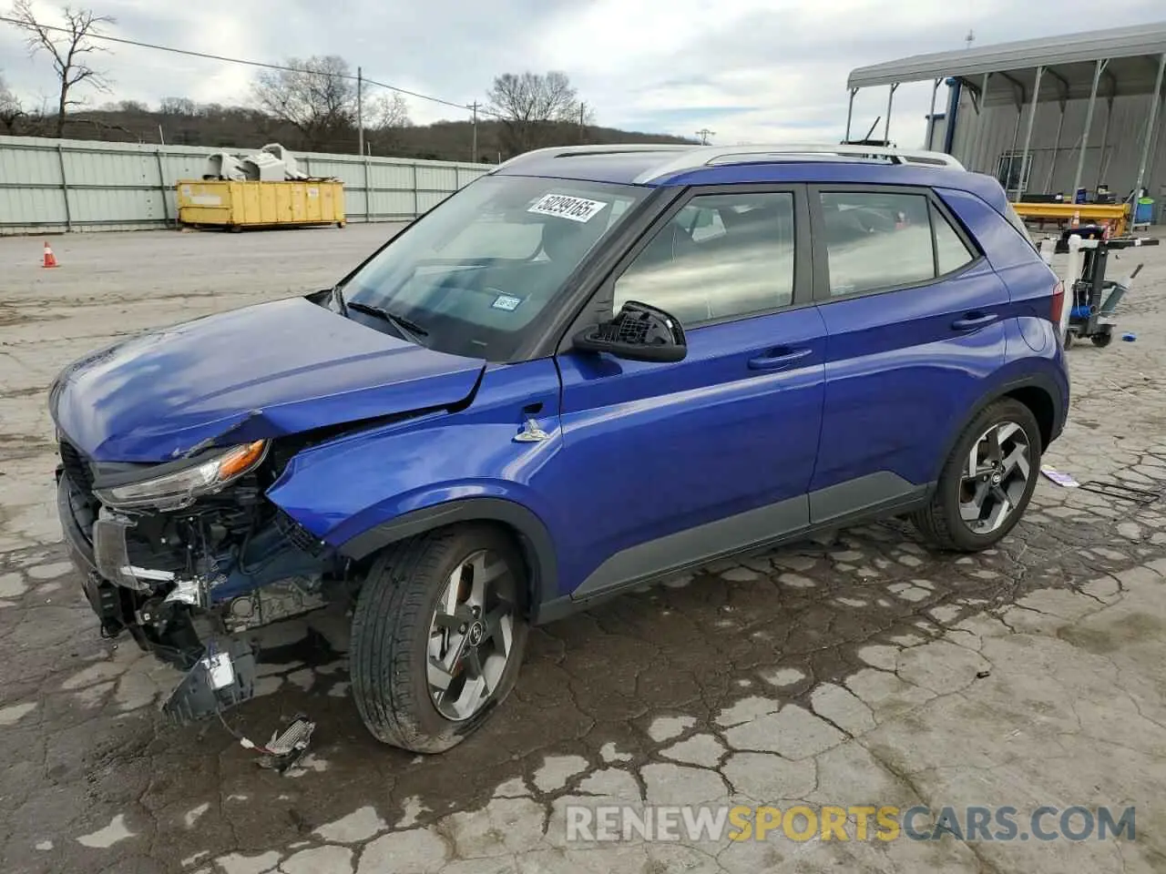1 Photograph of a damaged car KMHRC8A30RU321852 HYUNDAI VENUE 2024