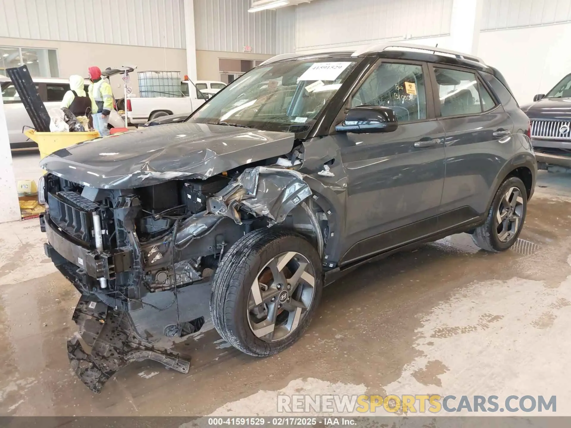 2 Photograph of a damaged car KMHRC8A31RU282690 HYUNDAI VENUE 2024