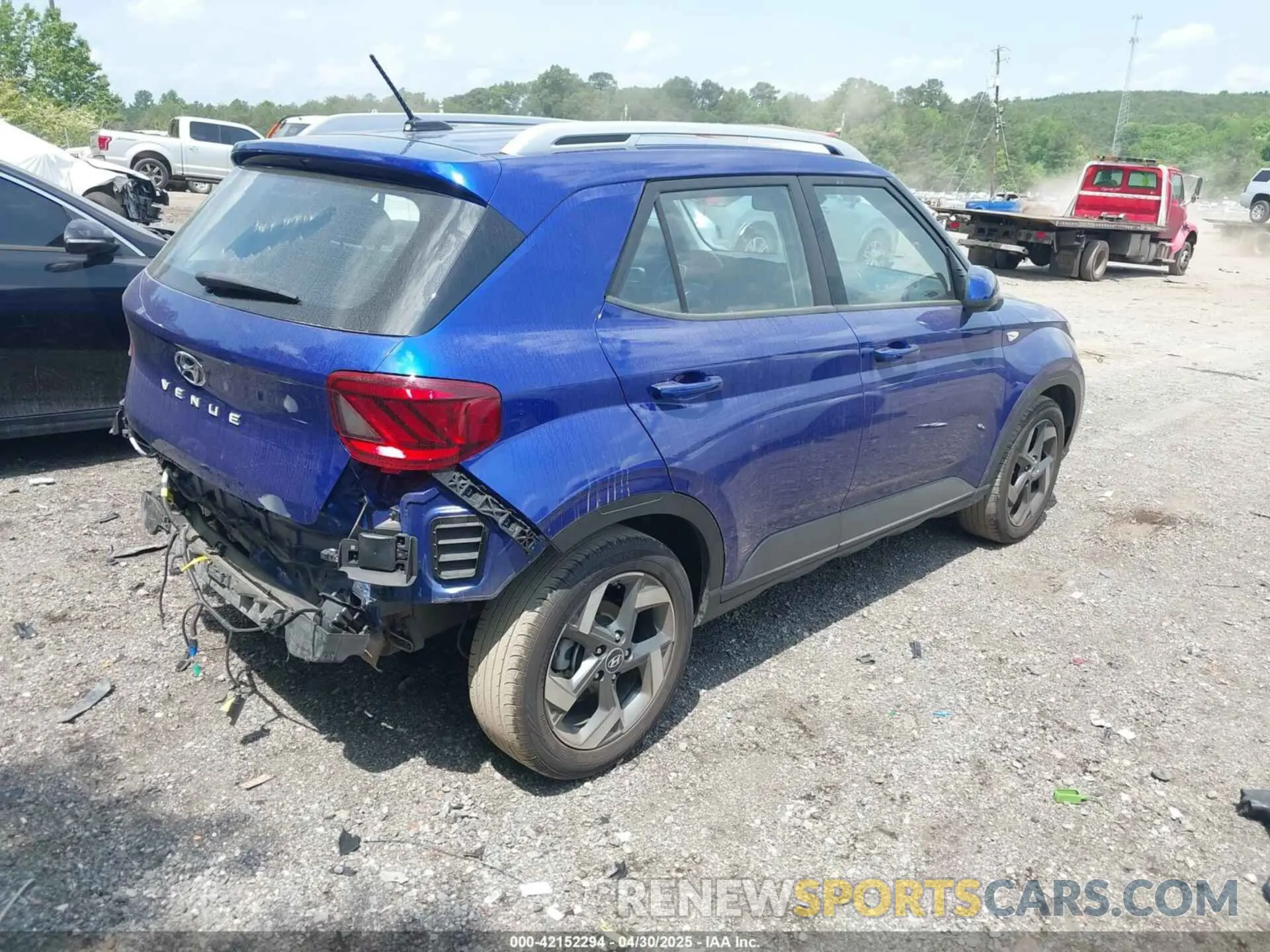 4 Photograph of a damaged car KMHRC8A36RU281776 HYUNDAI VENUE 2024