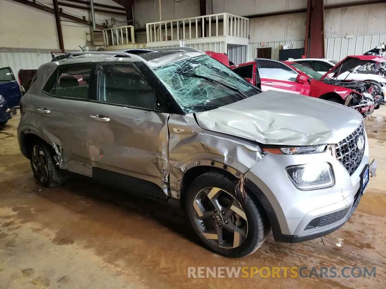 4 Photograph of a damaged car KMHRC8A36RU299632 HYUNDAI VENUE 2024