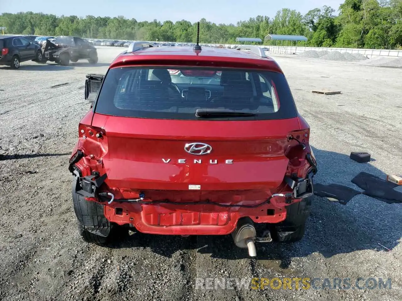 6 Photograph of a damaged car KMHRC8A36RU332337 HYUNDAI VENUE 2024