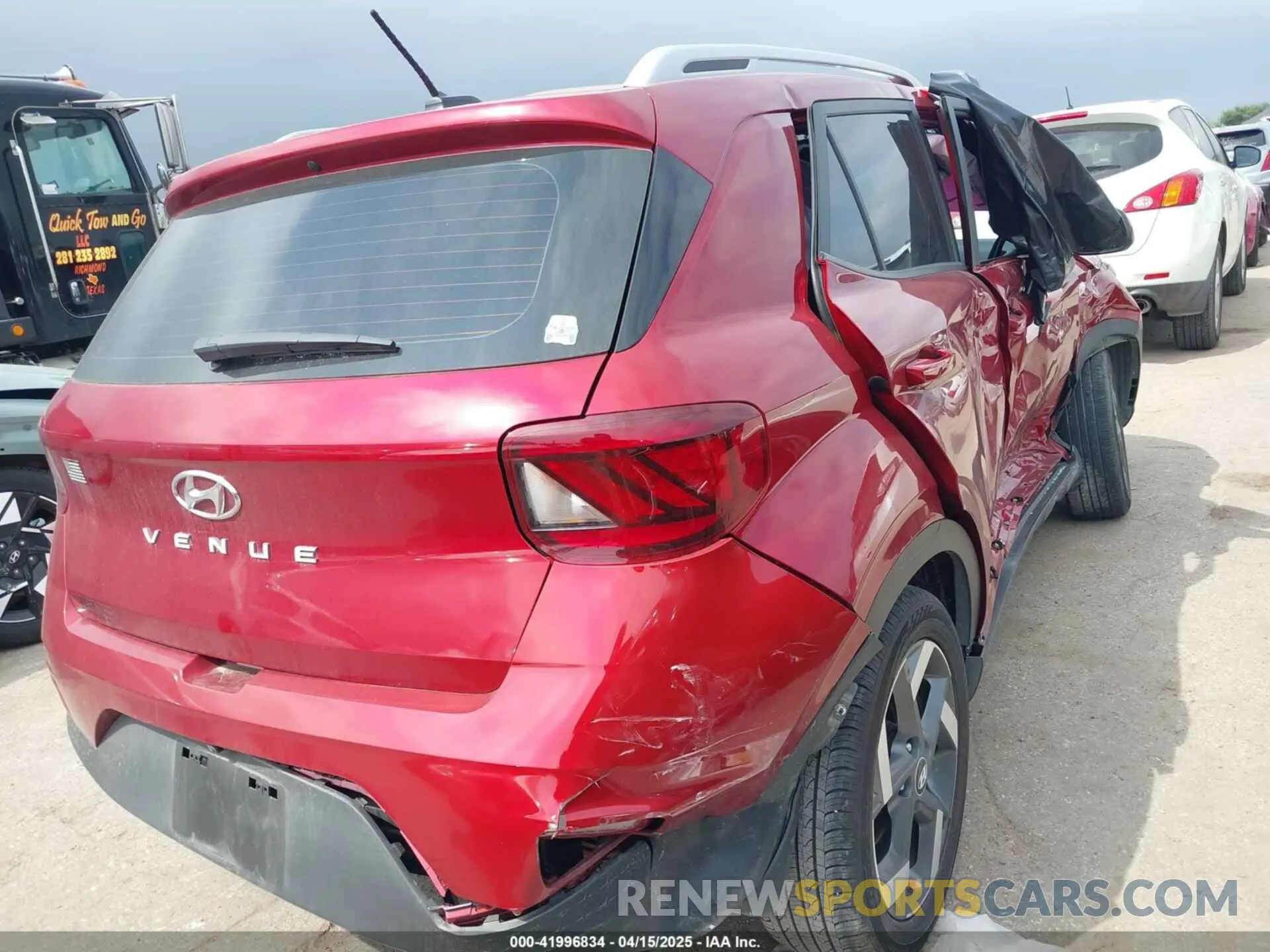 4 Photograph of a damaged car KMHRC8A37RU300335 HYUNDAI VENUE 2024