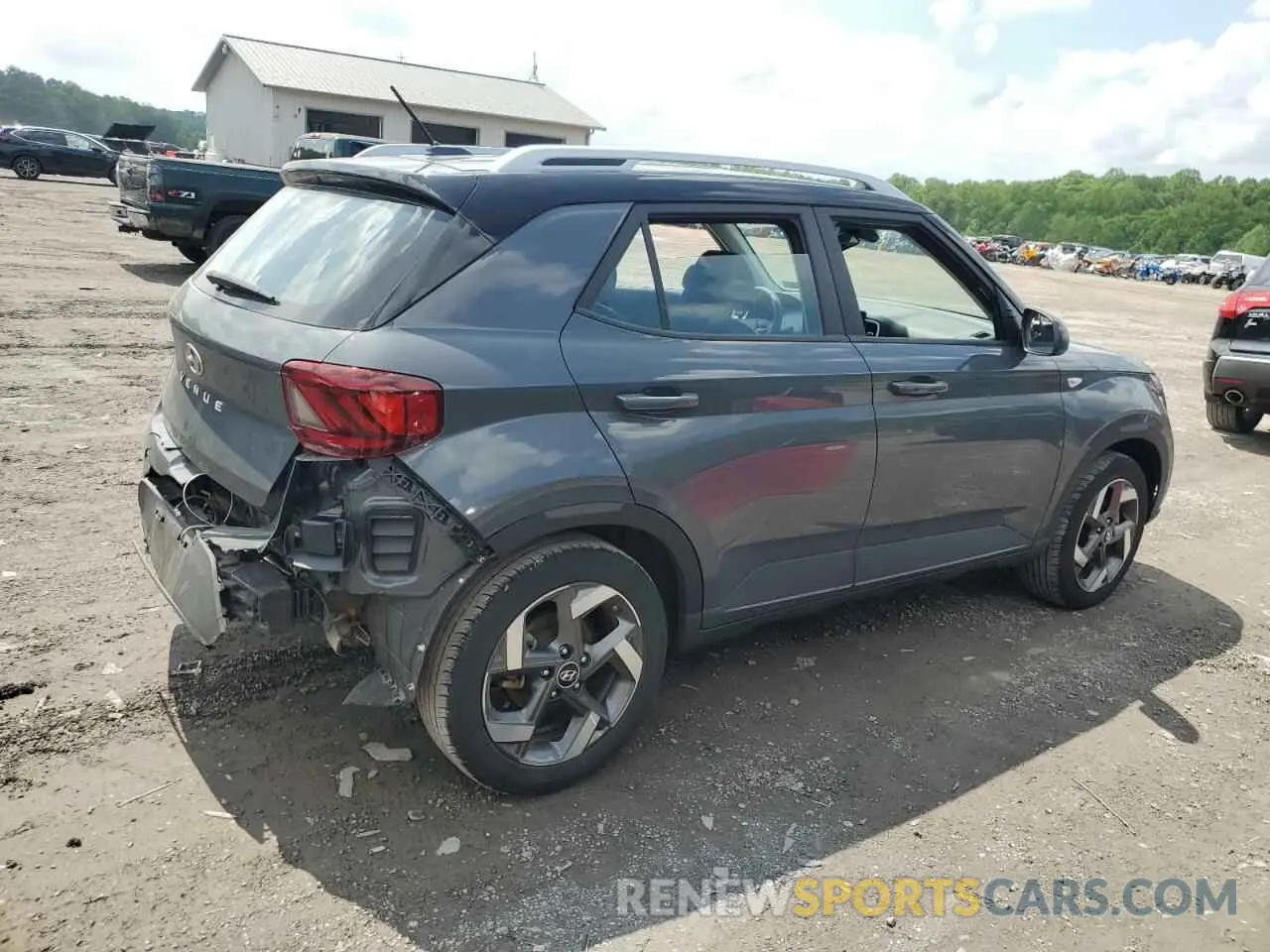 3 Photograph of a damaged car KMHRC8A38RU282718 HYUNDAI VENUE 2024