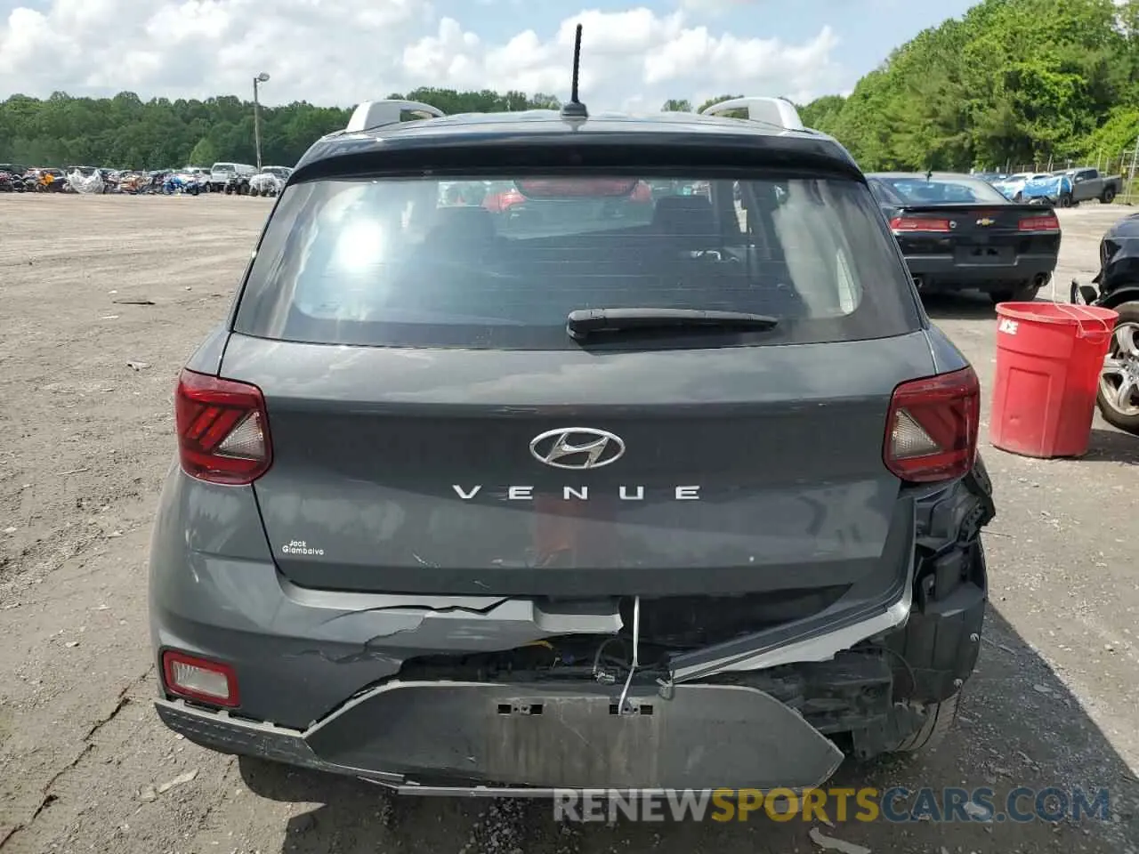 6 Photograph of a damaged car KMHRC8A38RU282718 HYUNDAI VENUE 2024