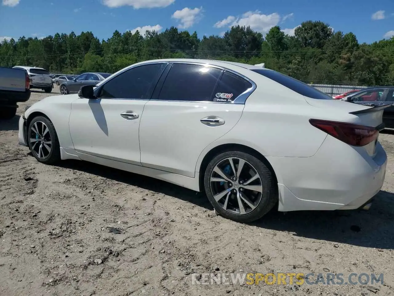 2 Фотография поврежденного автомобиля JN1EV7AP0KM510570 INFINITI Q50 2019