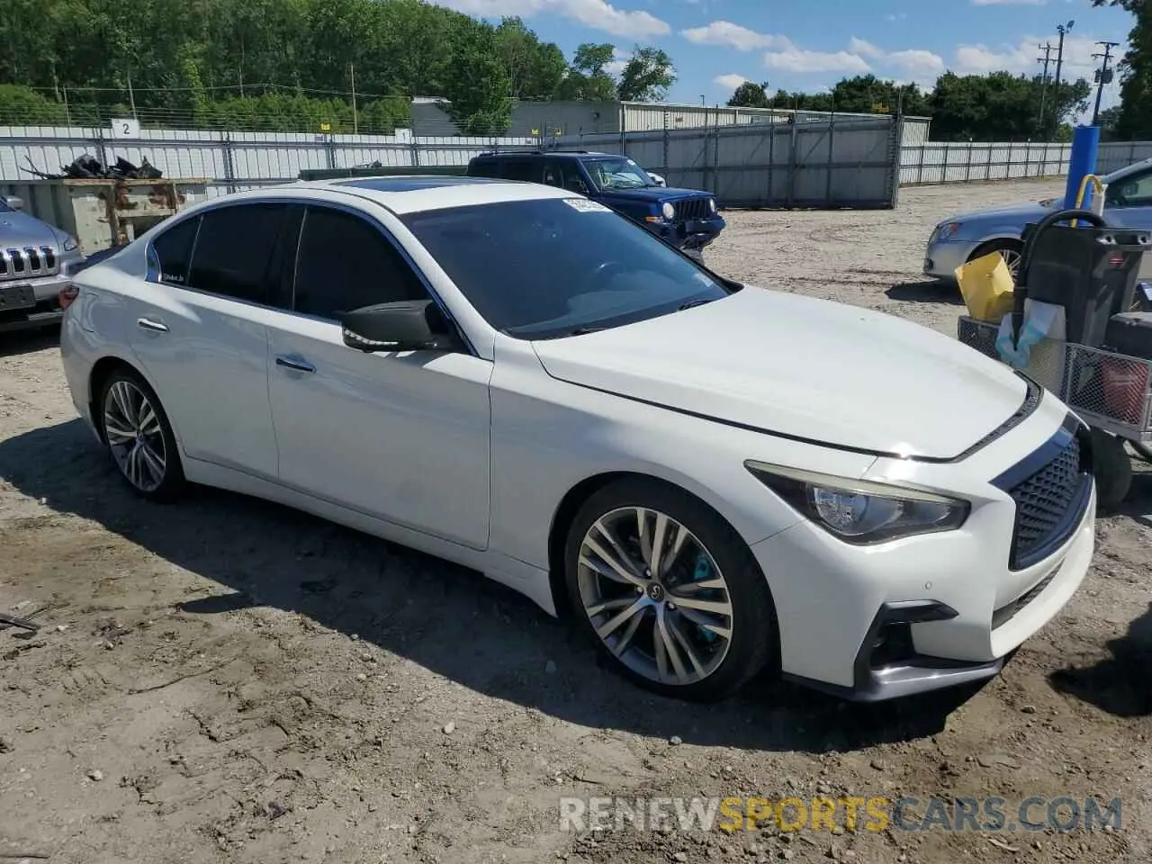 4 Фотография поврежденного автомобиля JN1EV7AP0KM510570 INFINITI Q50 2019