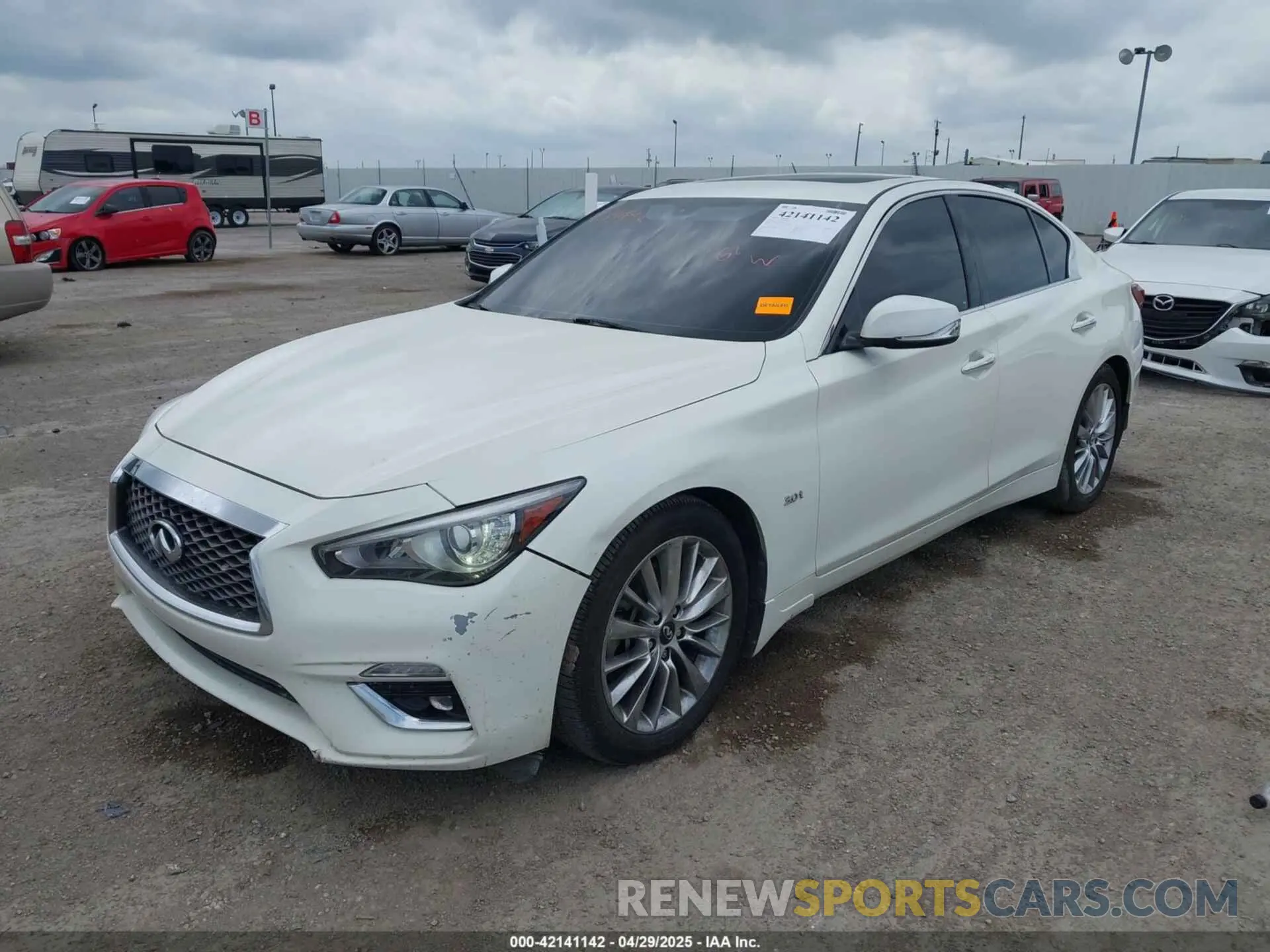 6 Фотография поврежденного автомобиля JN1EV7AP0KM514067 INFINITI Q50 2019