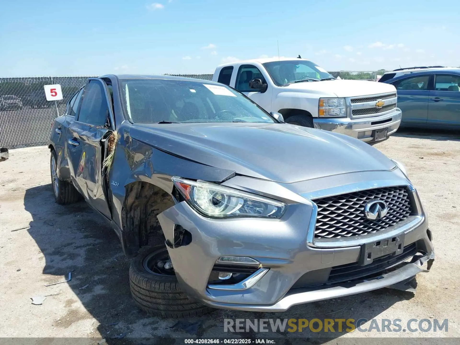 1 Photograph of a damaged car JN1EV7AP0KM514389 INFINITI Q50 2019