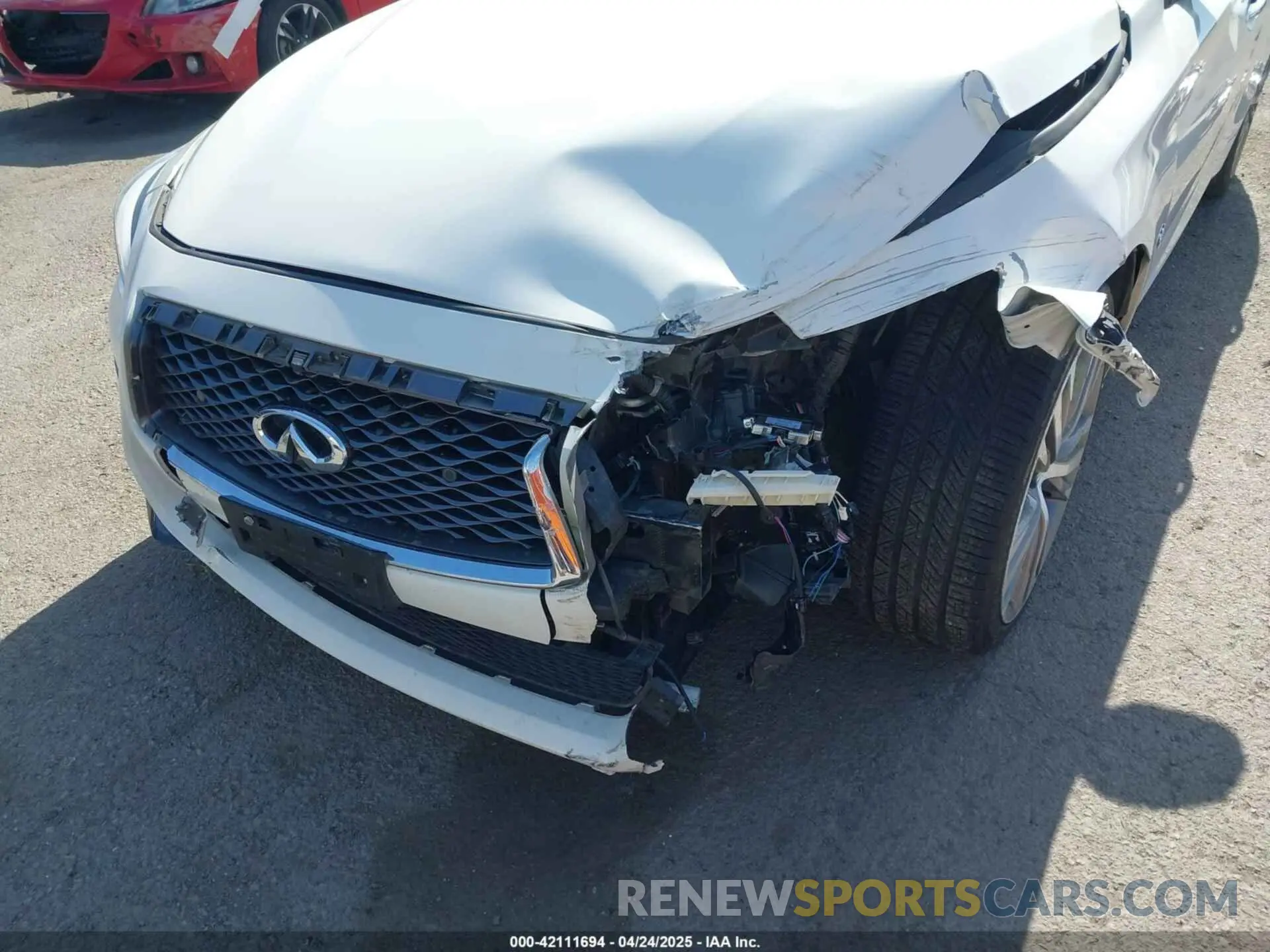 6 Photograph of a damaged car JN1EV7AP0KM543522 INFINITI Q50 2019
