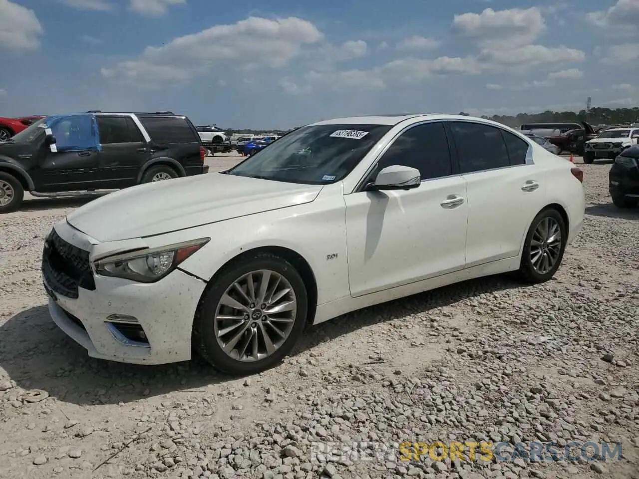 1 Photograph of a damaged car JN1EV7AP1KM510030 INFINITI Q50 2019