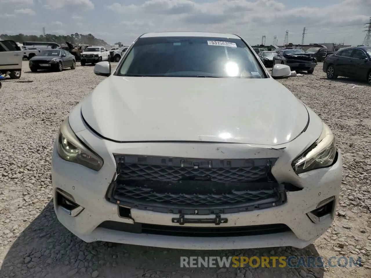 5 Photograph of a damaged car JN1EV7AP1KM510030 INFINITI Q50 2019