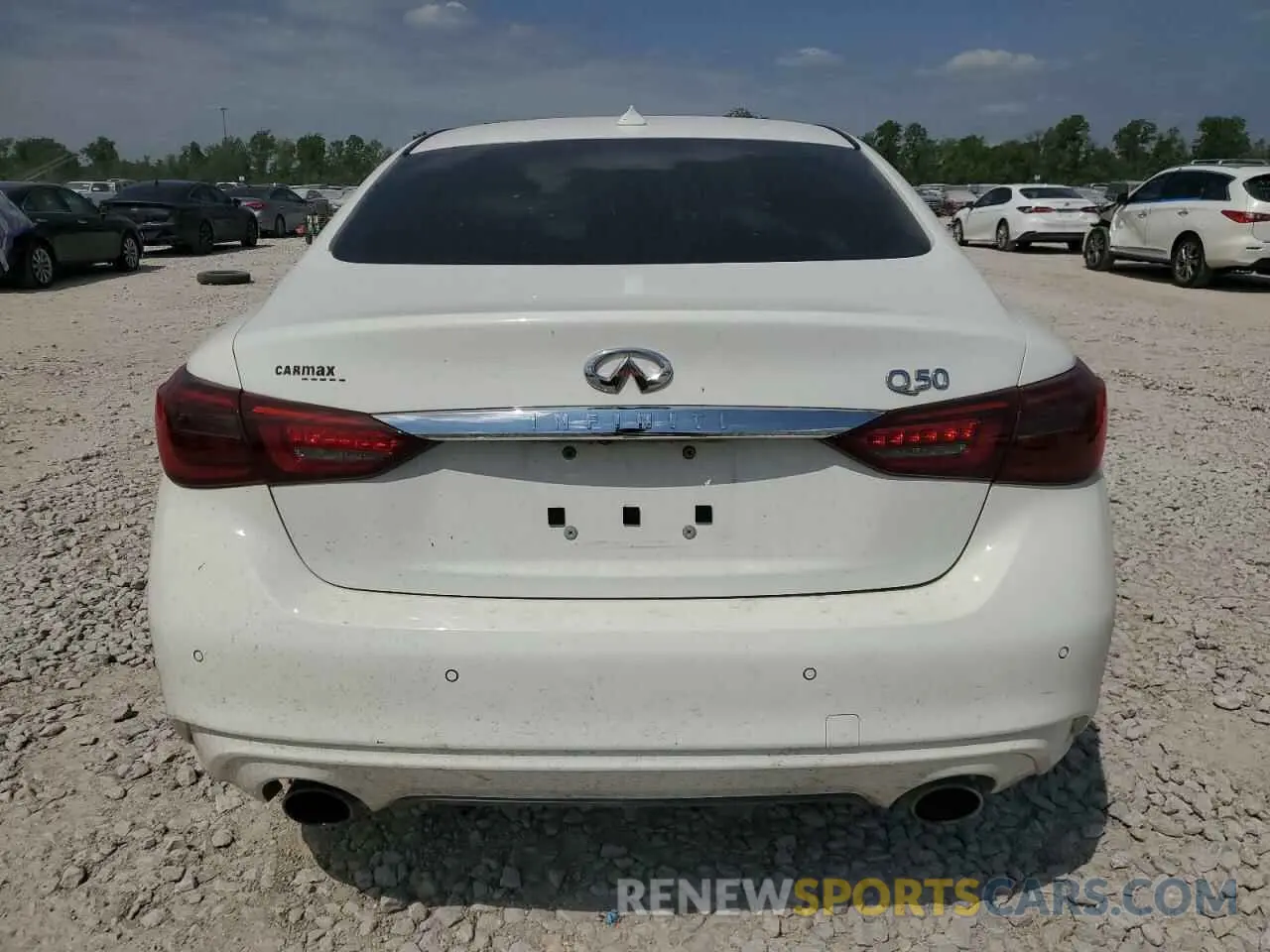 6 Photograph of a damaged car JN1EV7AP1KM510030 INFINITI Q50 2019