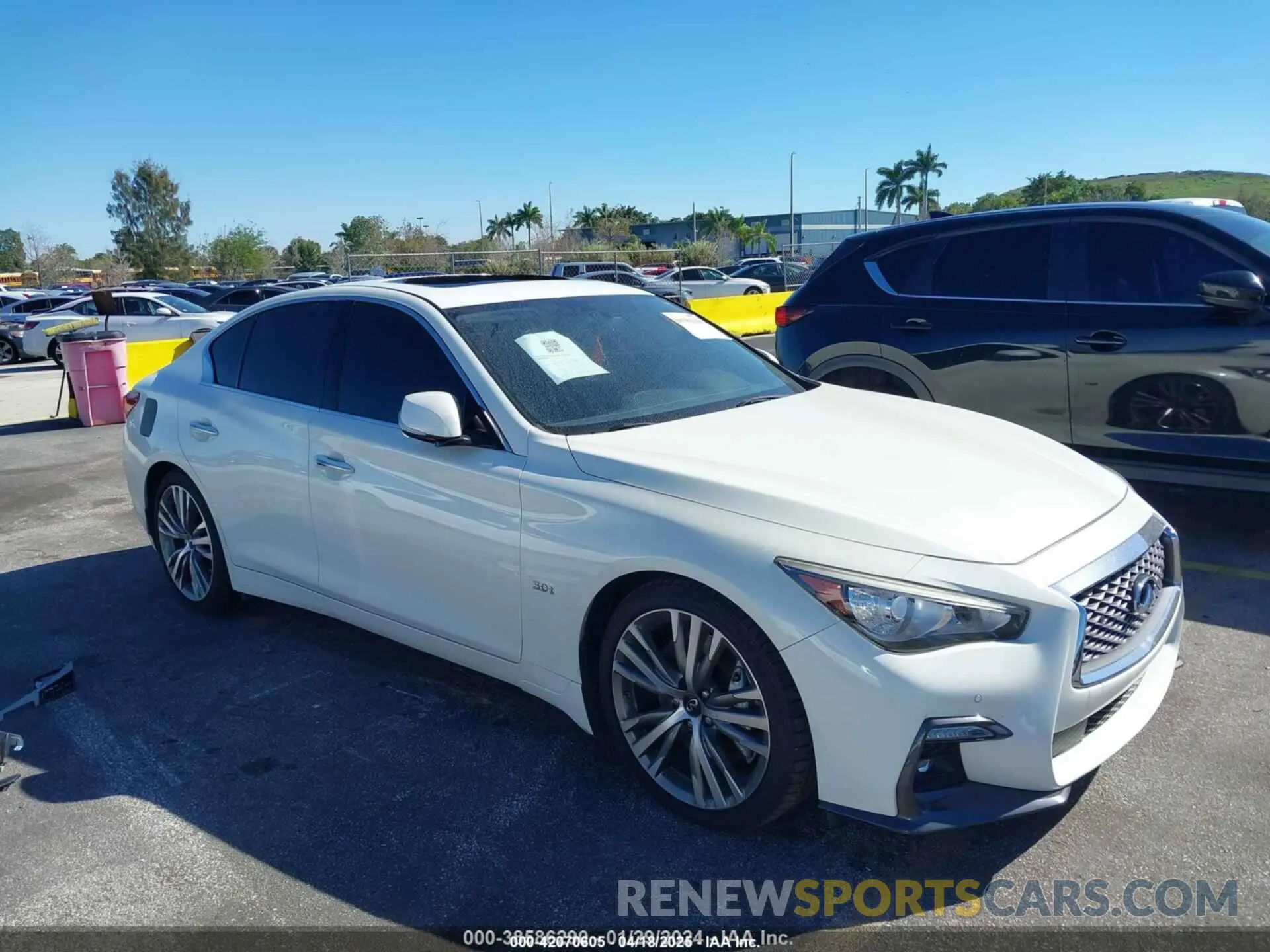 1 Фотография поврежденного автомобиля JN1EV7AP1KM511047 INFINITI Q50 2019