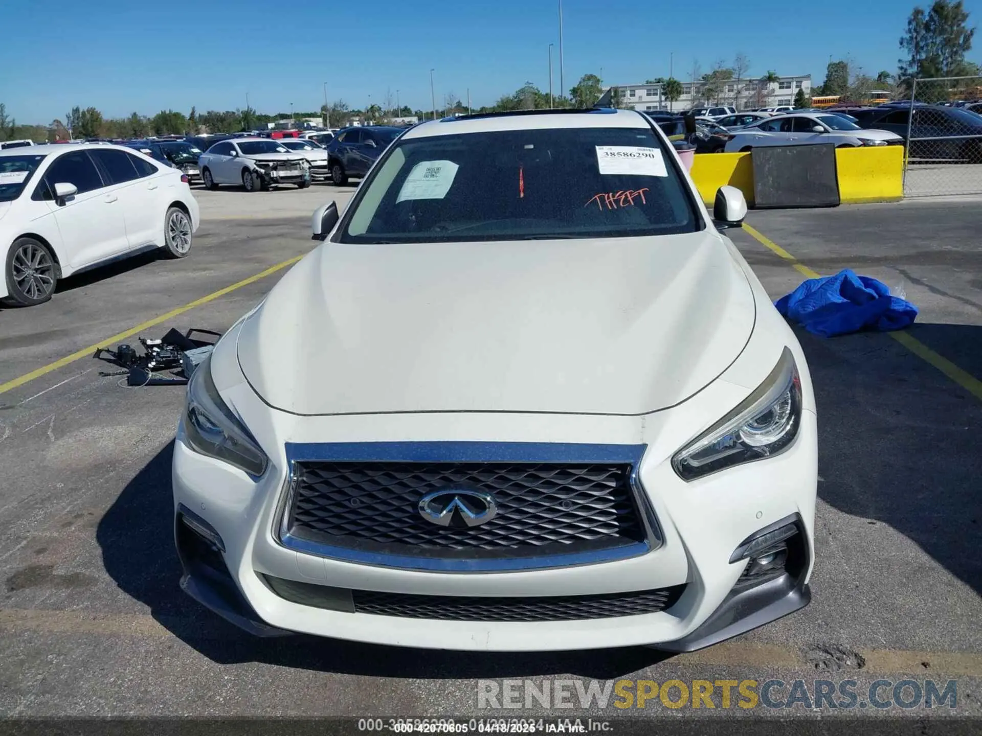 6 Фотография поврежденного автомобиля JN1EV7AP1KM511047 INFINITI Q50 2019