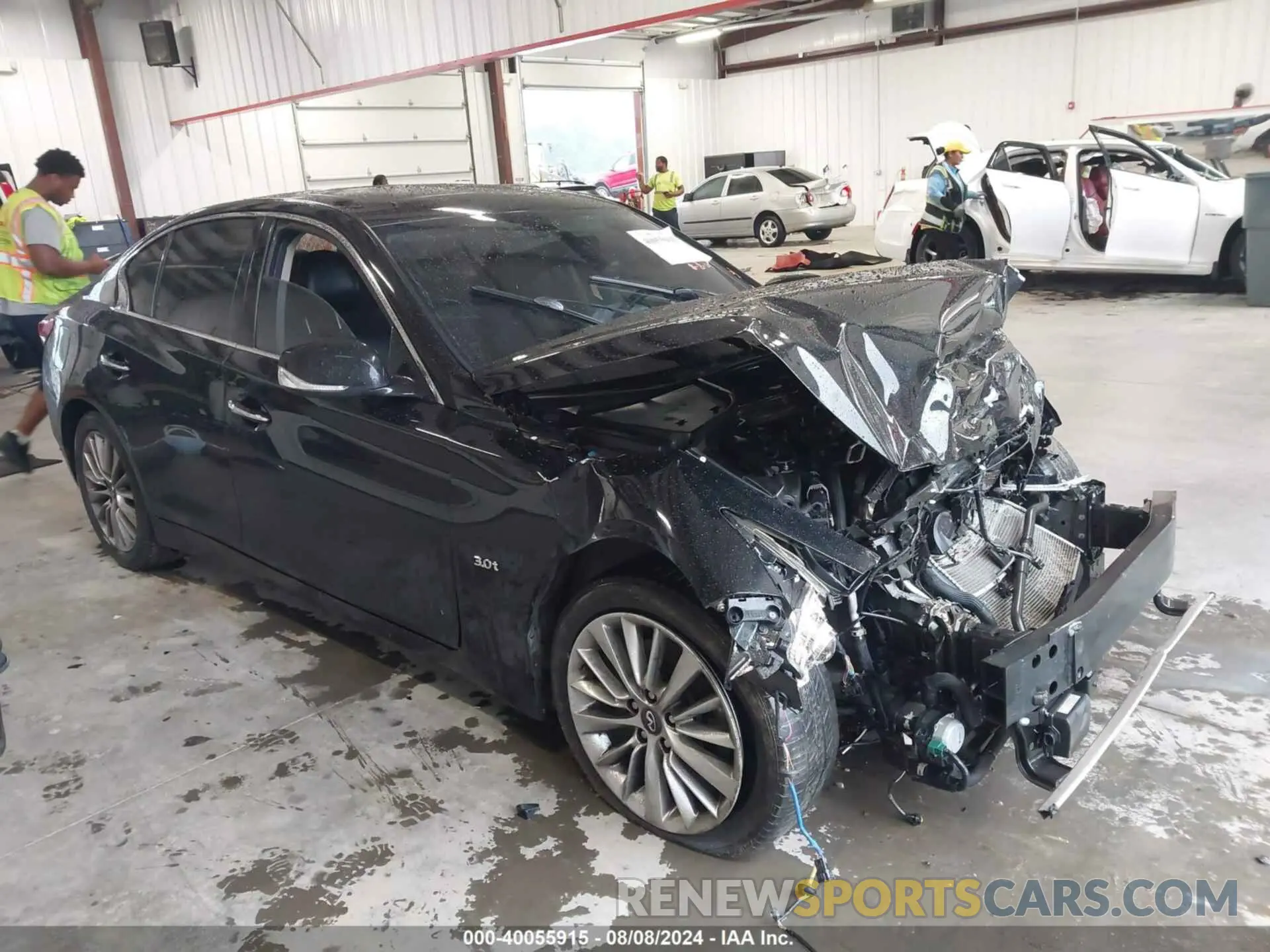 1 Photograph of a damaged car JN1EV7AP1KM512392 INFINITI Q50 2019