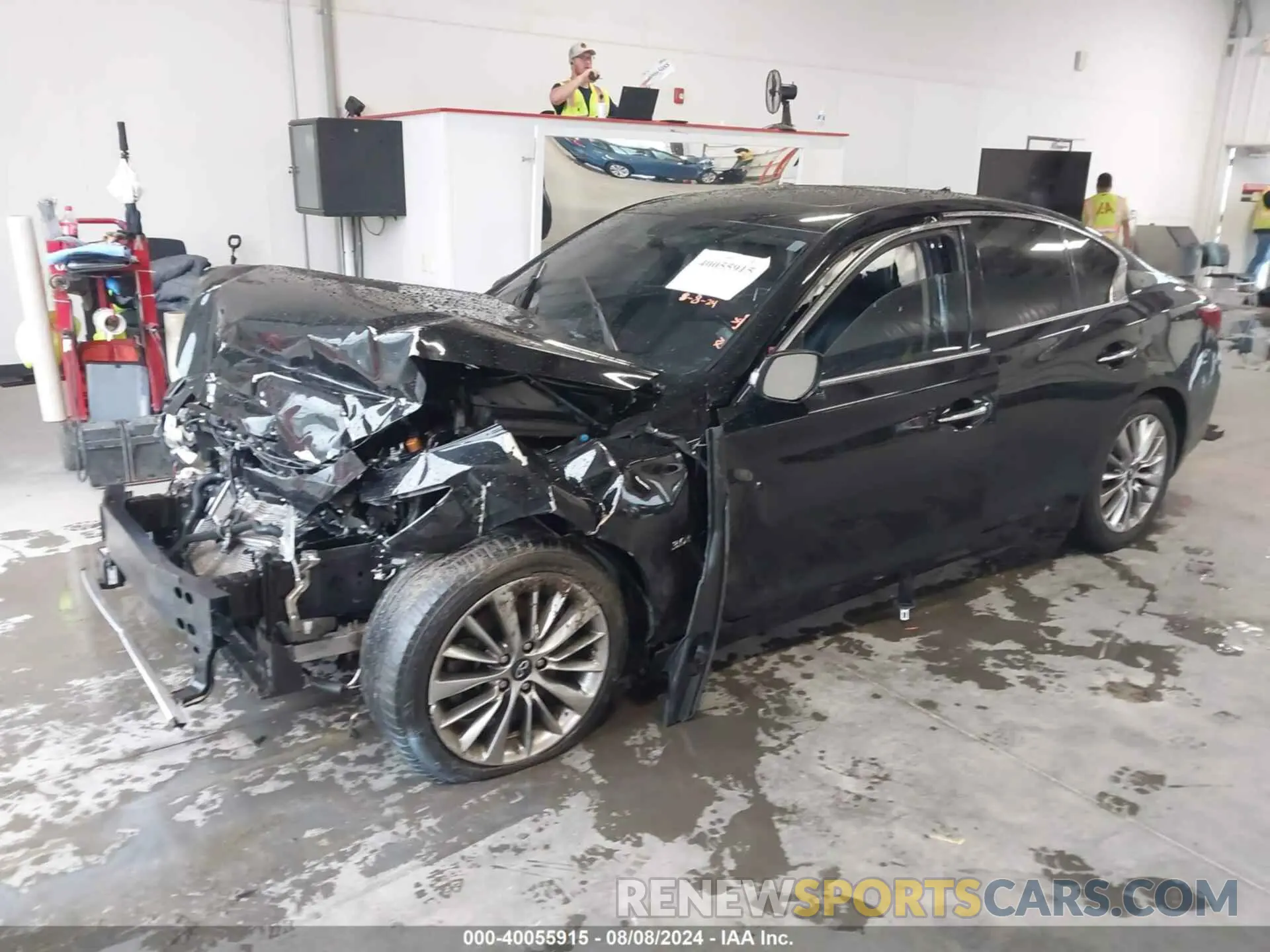 2 Photograph of a damaged car JN1EV7AP1KM512392 INFINITI Q50 2019