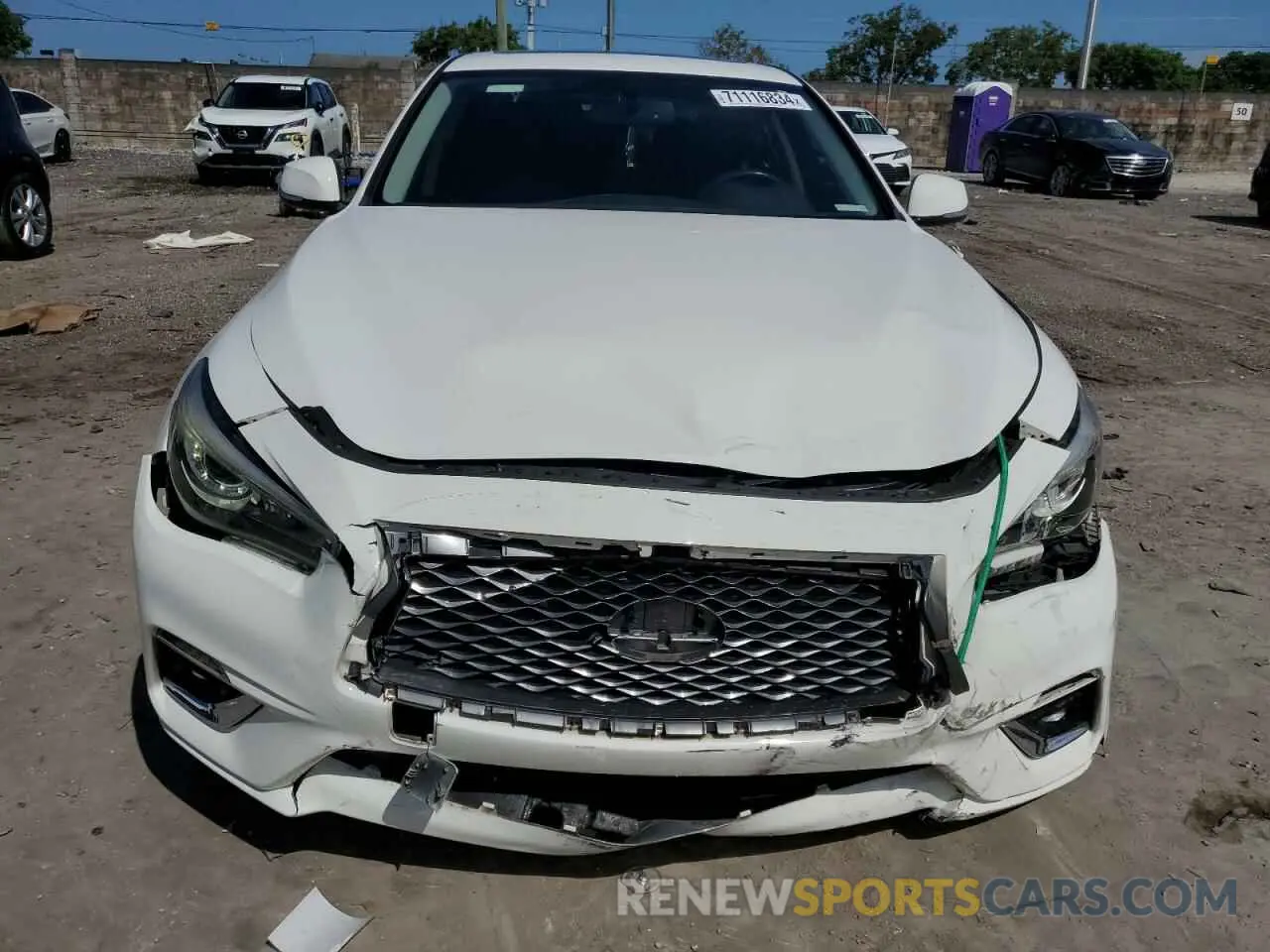 5 Фотография поврежденного автомобиля JN1EV7AP1KM542654 INFINITI Q50 2019
