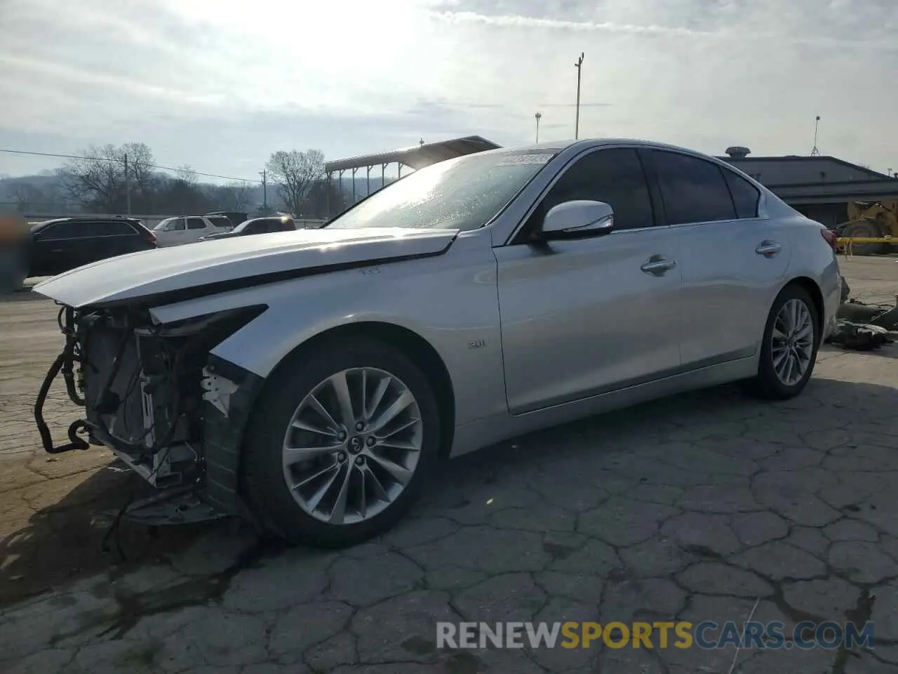 1 Photograph of a damaged car JN1EV7AP2KM512398 INFINITI Q50 2019