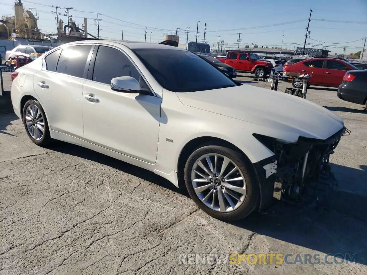 4 Фотография поврежденного автомобиля JN1EV7AP2KM518685 INFINITI Q50 2019