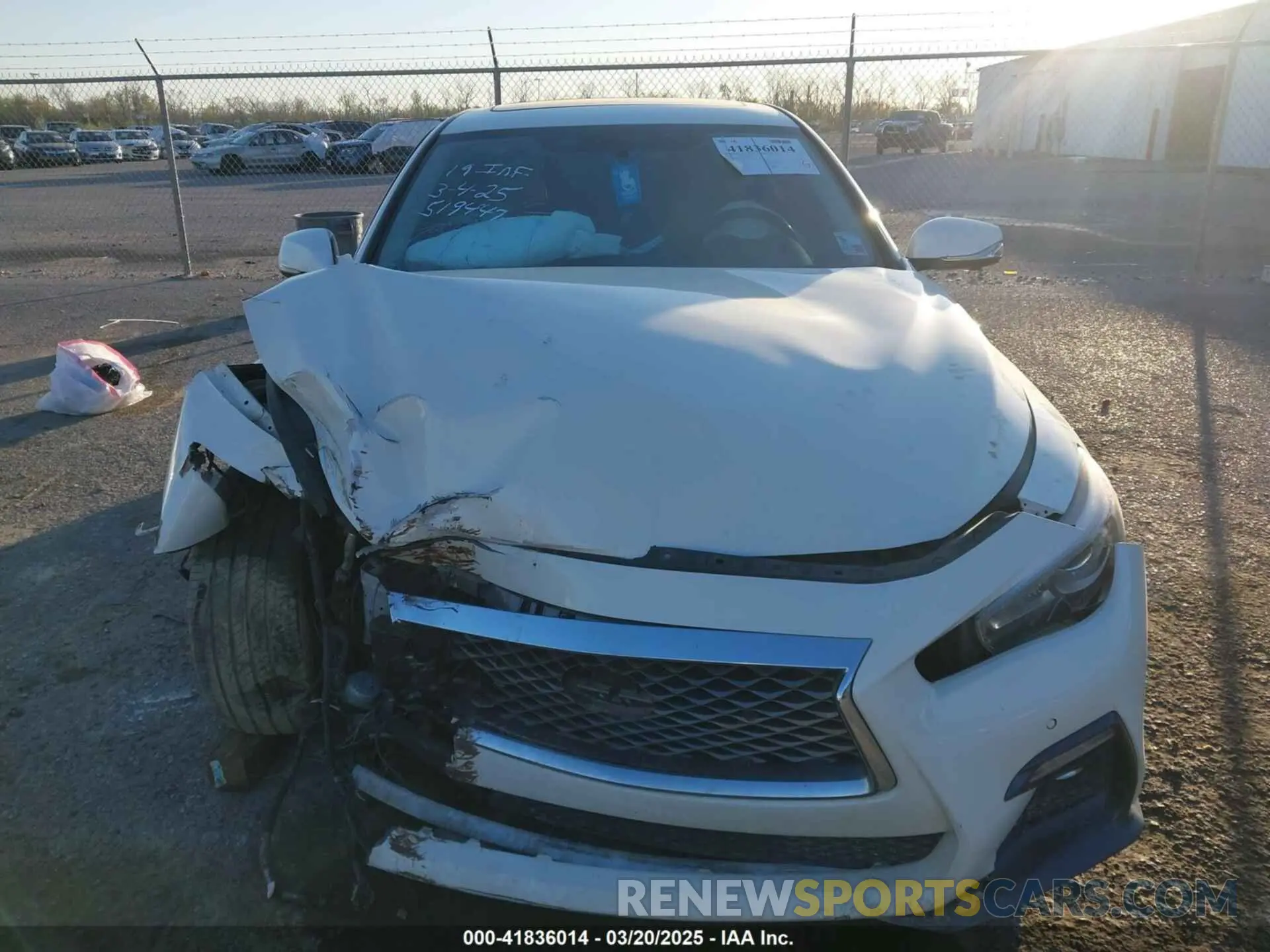12 Photograph of a damaged car JN1EV7AP2KM519447 INFINITI Q50 2019