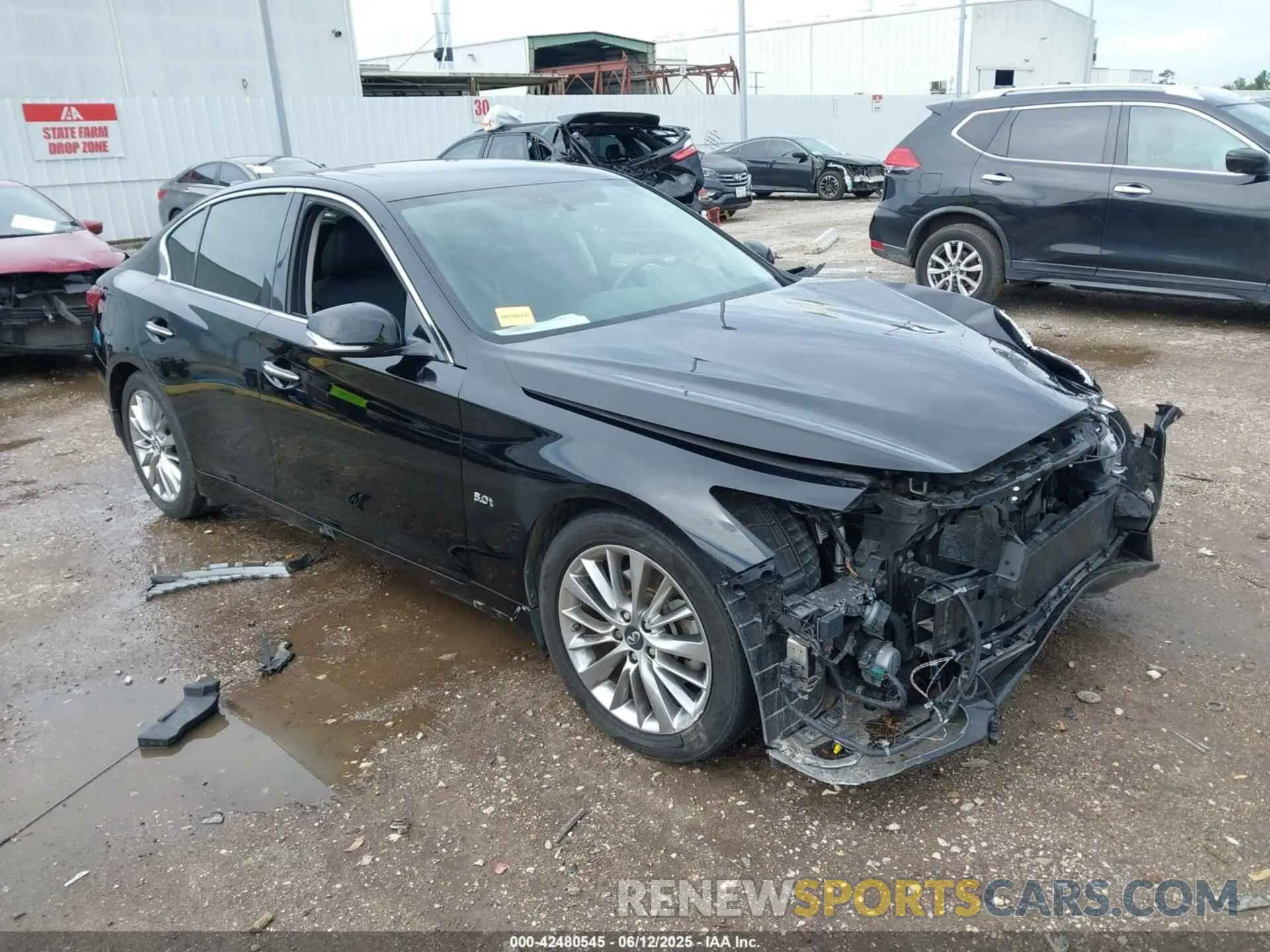 1 Фотография поврежденного автомобиля JN1EV7AP2KM541559 INFINITI Q50 2019