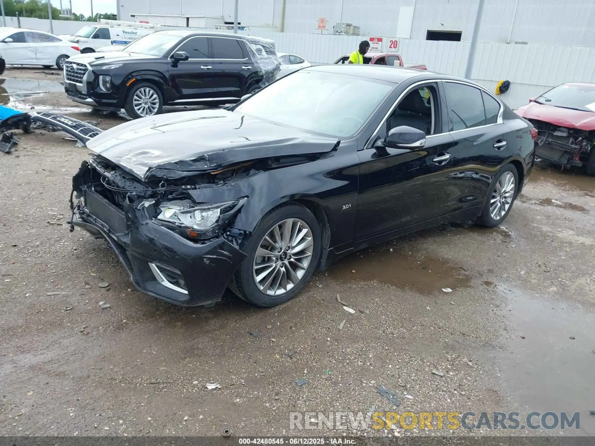 2 Фотография поврежденного автомобиля JN1EV7AP2KM541559 INFINITI Q50 2019