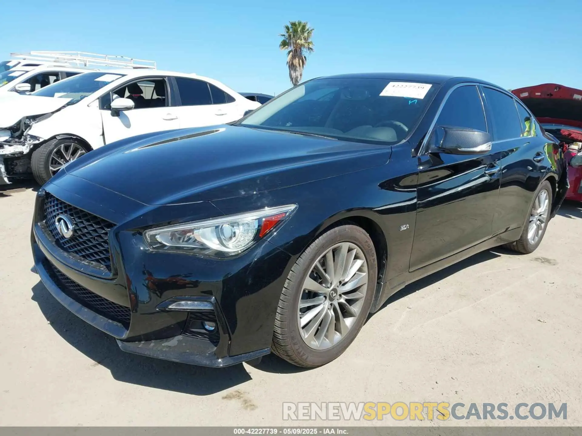 2 Photograph of a damaged car JN1EV7AP2KM542985 INFINITI Q50 2019