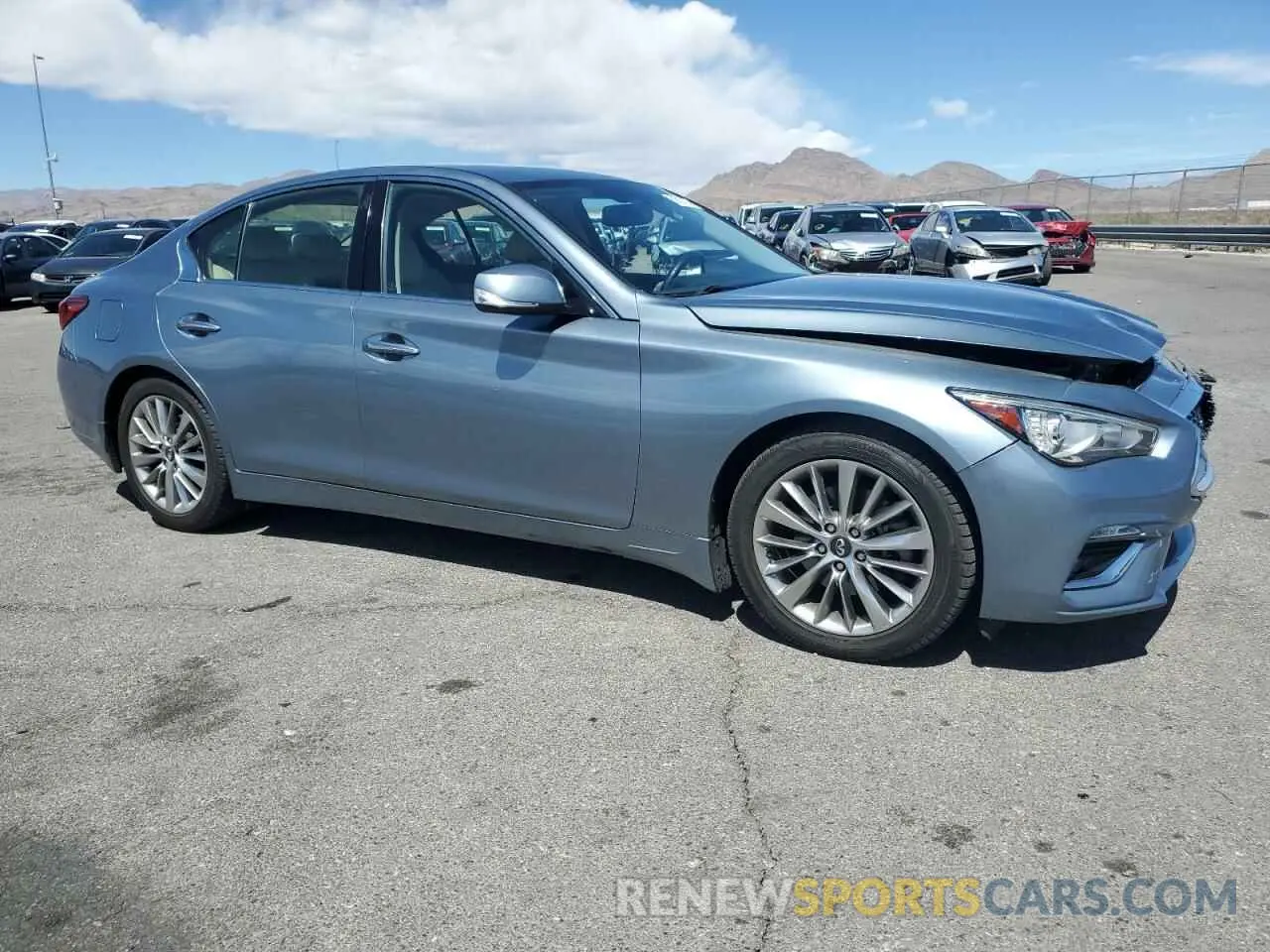 4 Фотография поврежденного автомобиля JN1EV7AP3KM510109 INFINITI Q50 2019