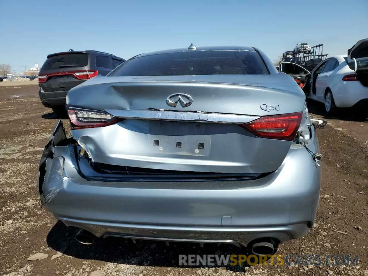 6 Фотография поврежденного автомобиля JN1EV7AP3KM512068 INFINITI Q50 2019