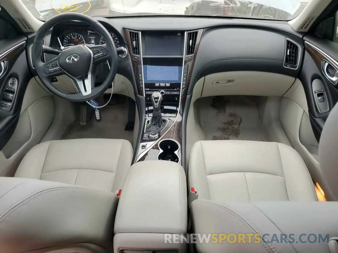 8 Фотография поврежденного автомобиля JN1EV7AP3KM512068 INFINITI Q50 2019
