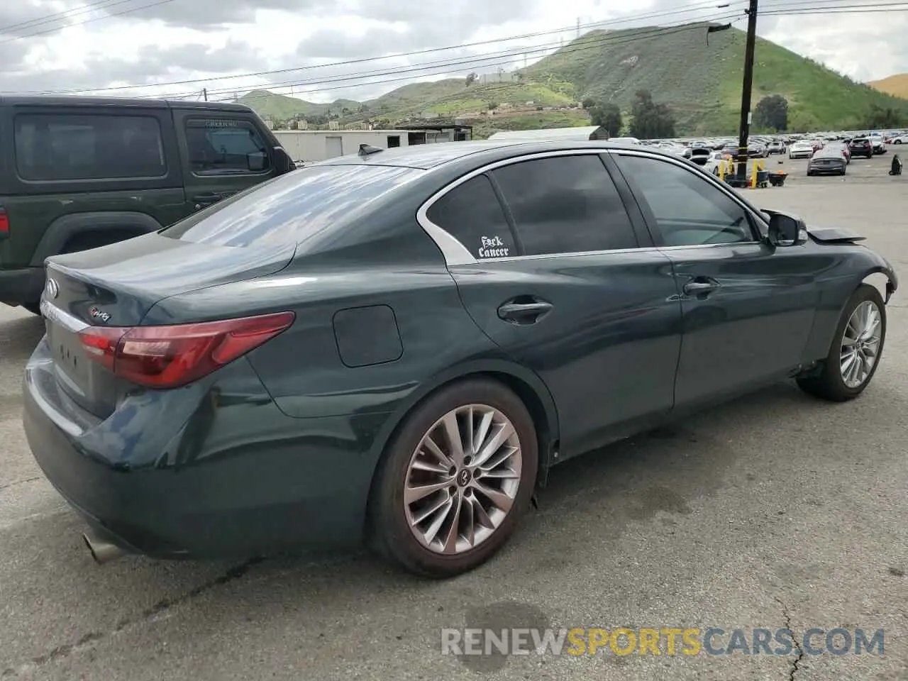 3 Photograph of a damaged car JN1EV7AP3KM516931 INFINITI Q50 2019