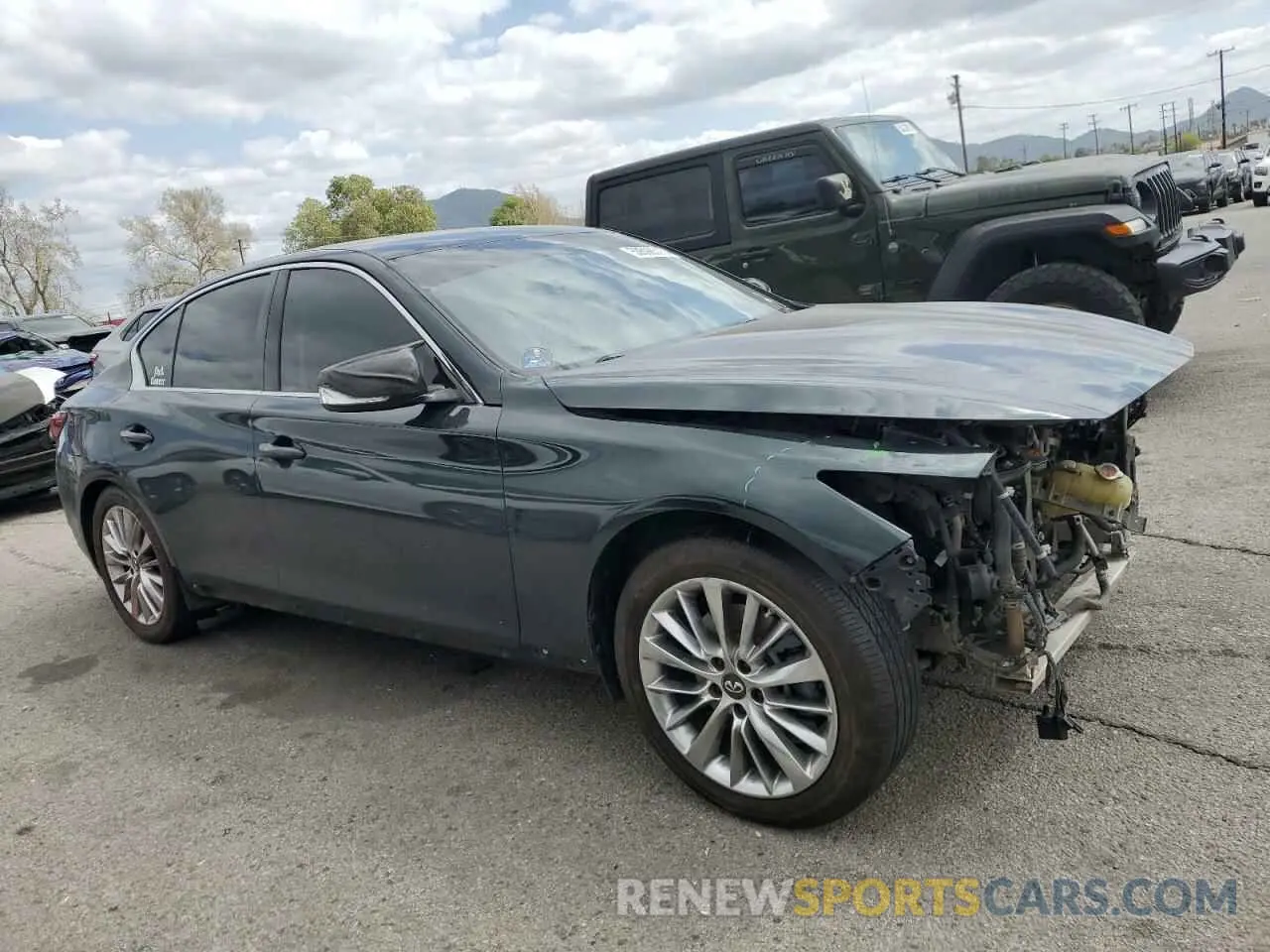 4 Photograph of a damaged car JN1EV7AP3KM516931 INFINITI Q50 2019