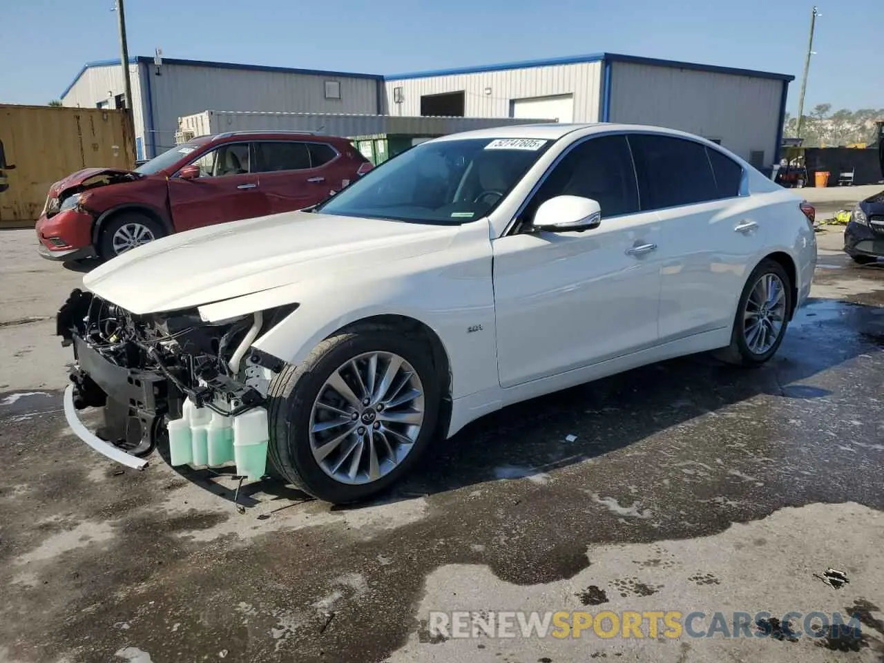 1 Photograph of a damaged car JN1EV7AP3KM541621 INFINITI Q50 2019