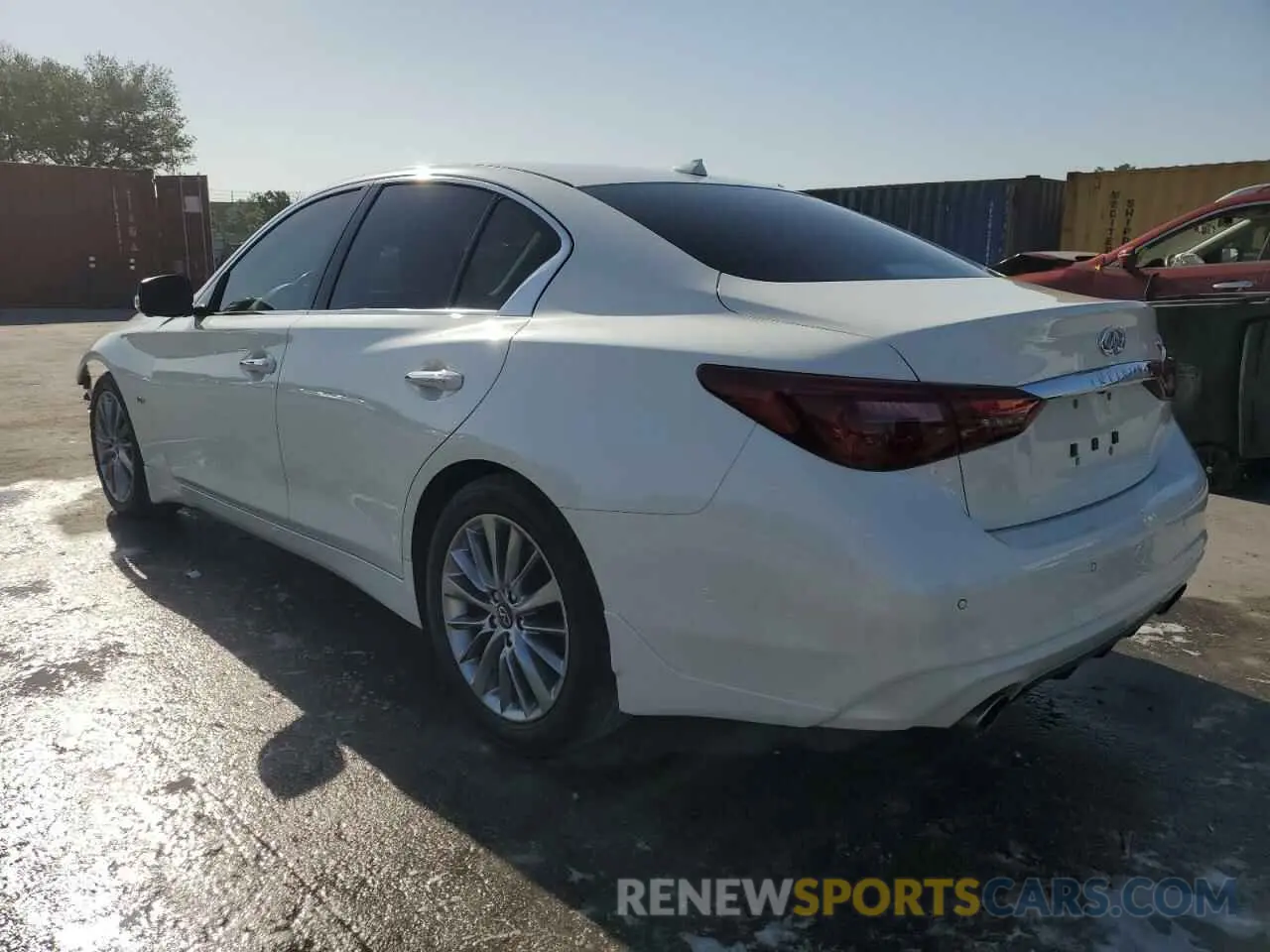2 Photograph of a damaged car JN1EV7AP3KM541621 INFINITI Q50 2019