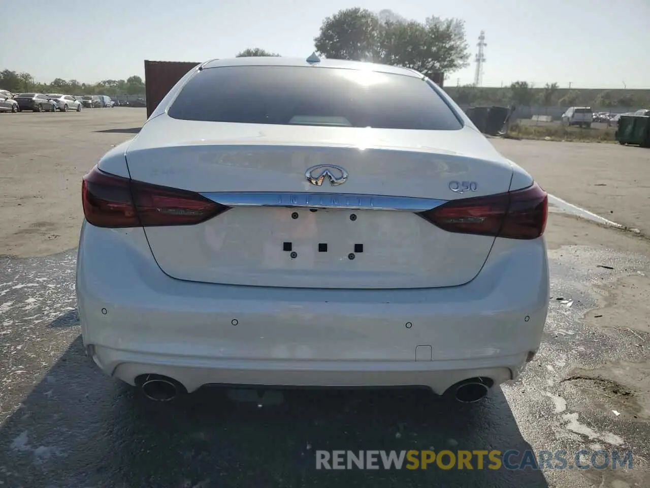 6 Photograph of a damaged car JN1EV7AP3KM541621 INFINITI Q50 2019