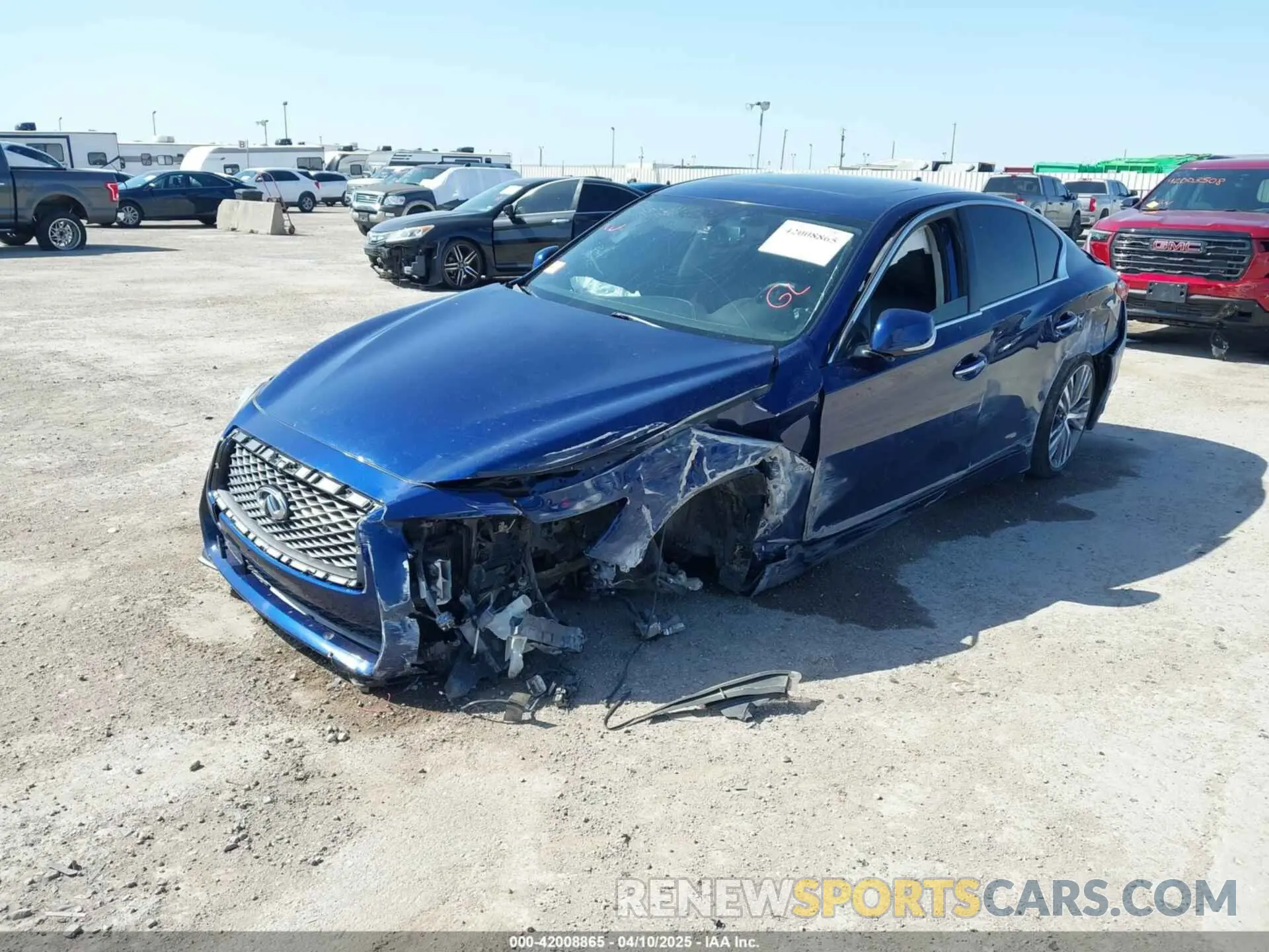 2 Фотография поврежденного автомобиля JN1EV7AP4KM540624 INFINITI Q50 2019