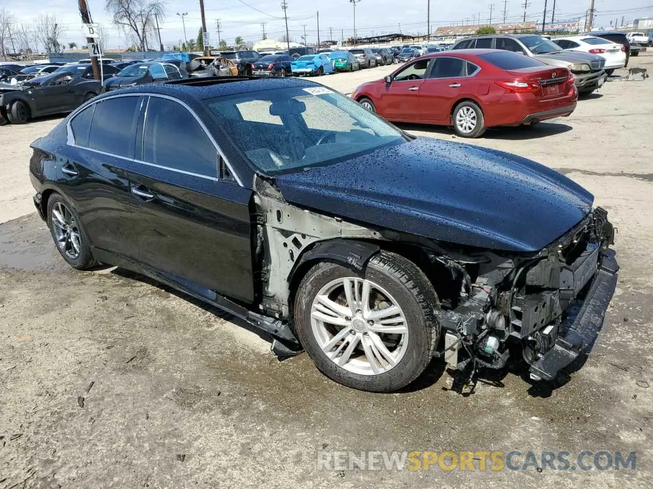 4 Фотография поврежденного автомобиля JN1EV7AP4KM543314 INFINITI Q50 2019