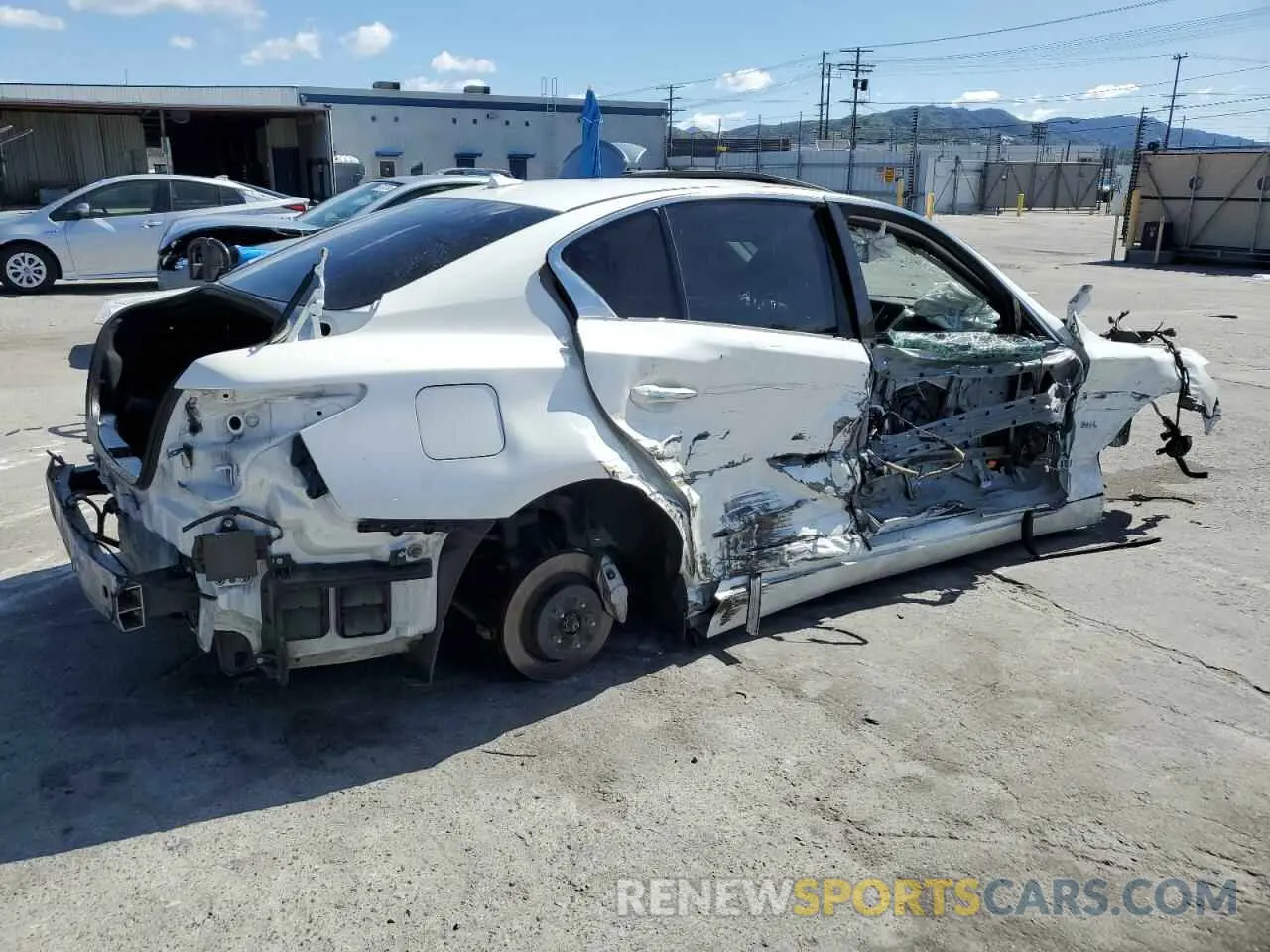 3 Photograph of a damaged car JN1EV7AP4KM543619 INFINITI Q50 2019