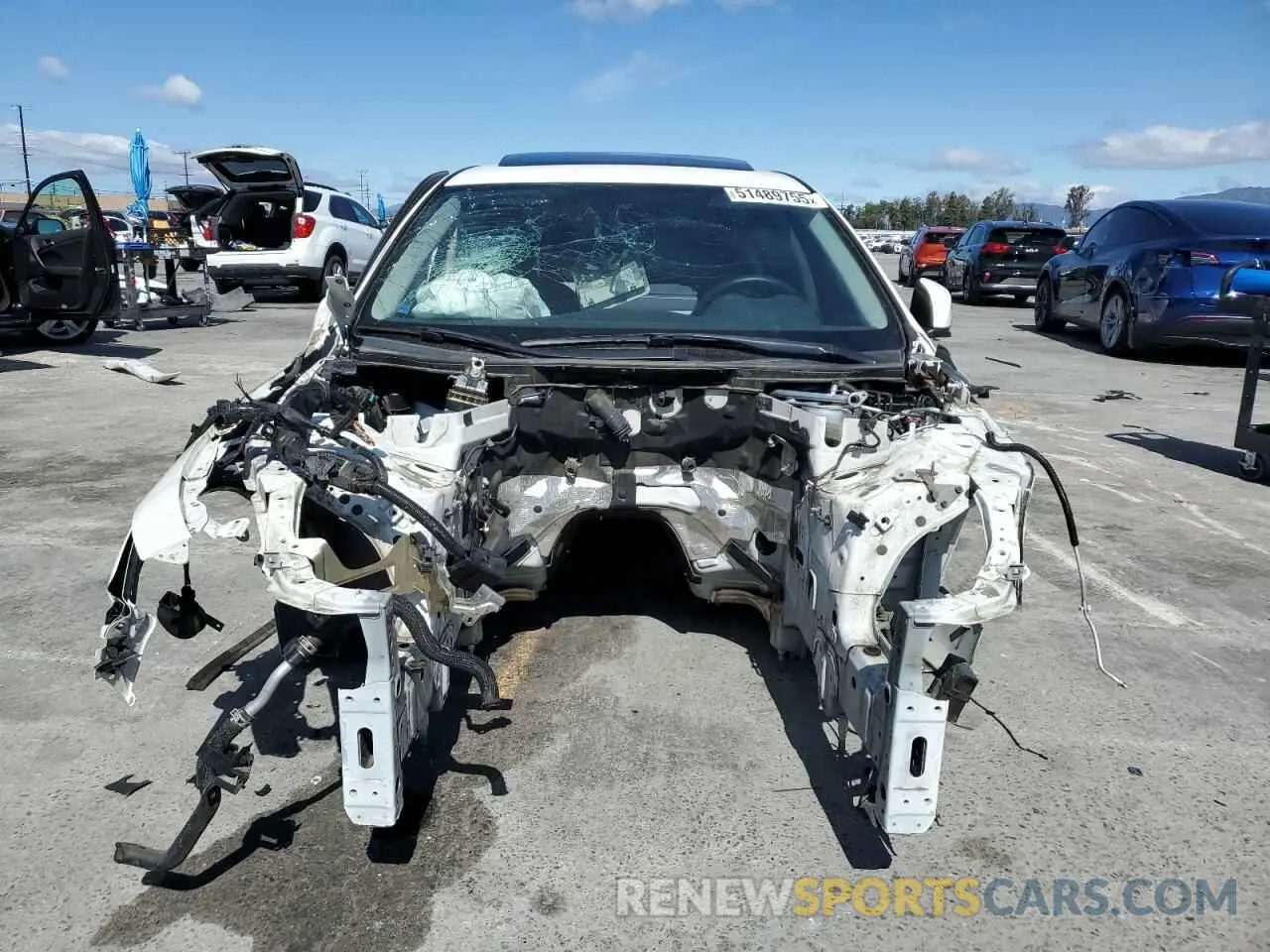5 Photograph of a damaged car JN1EV7AP4KM543619 INFINITI Q50 2019