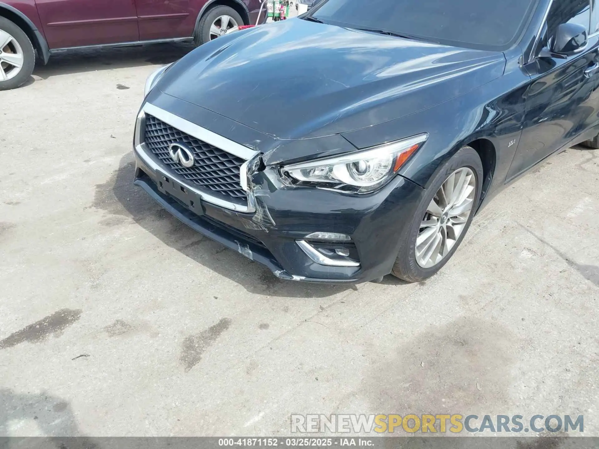 6 Photograph of a damaged car JN1EV7AP6KM513361 INFINITI Q50 2019