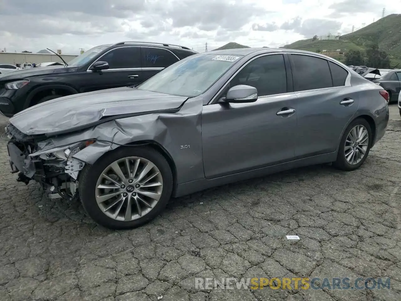 1 Фотография поврежденного автомобиля JN1EV7AP6KM513800 INFINITI Q50 2019