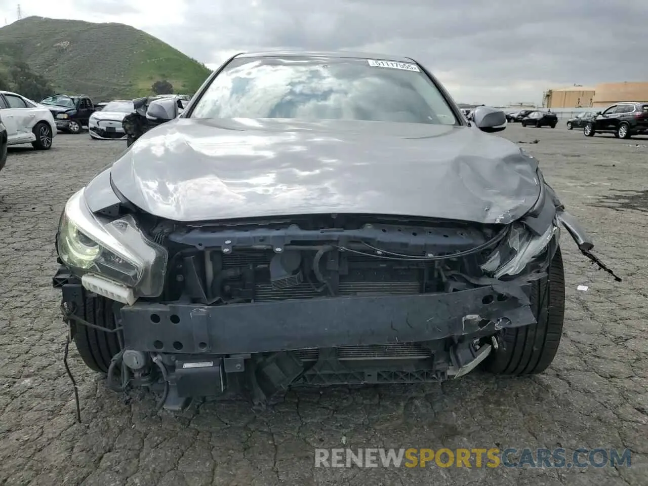 5 Фотография поврежденного автомобиля JN1EV7AP6KM513800 INFINITI Q50 2019