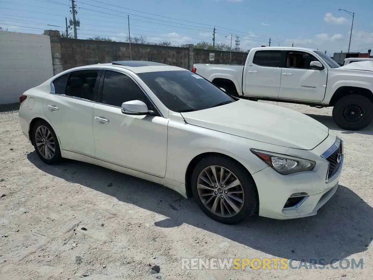 4 Photograph of a damaged car JN1EV7AP6KM514994 INFINITI Q50 2019
