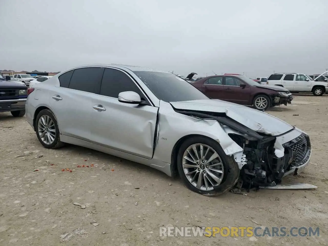 4 Фотография поврежденного автомобиля JN1EV7AP6KM515563 INFINITI Q50 2019